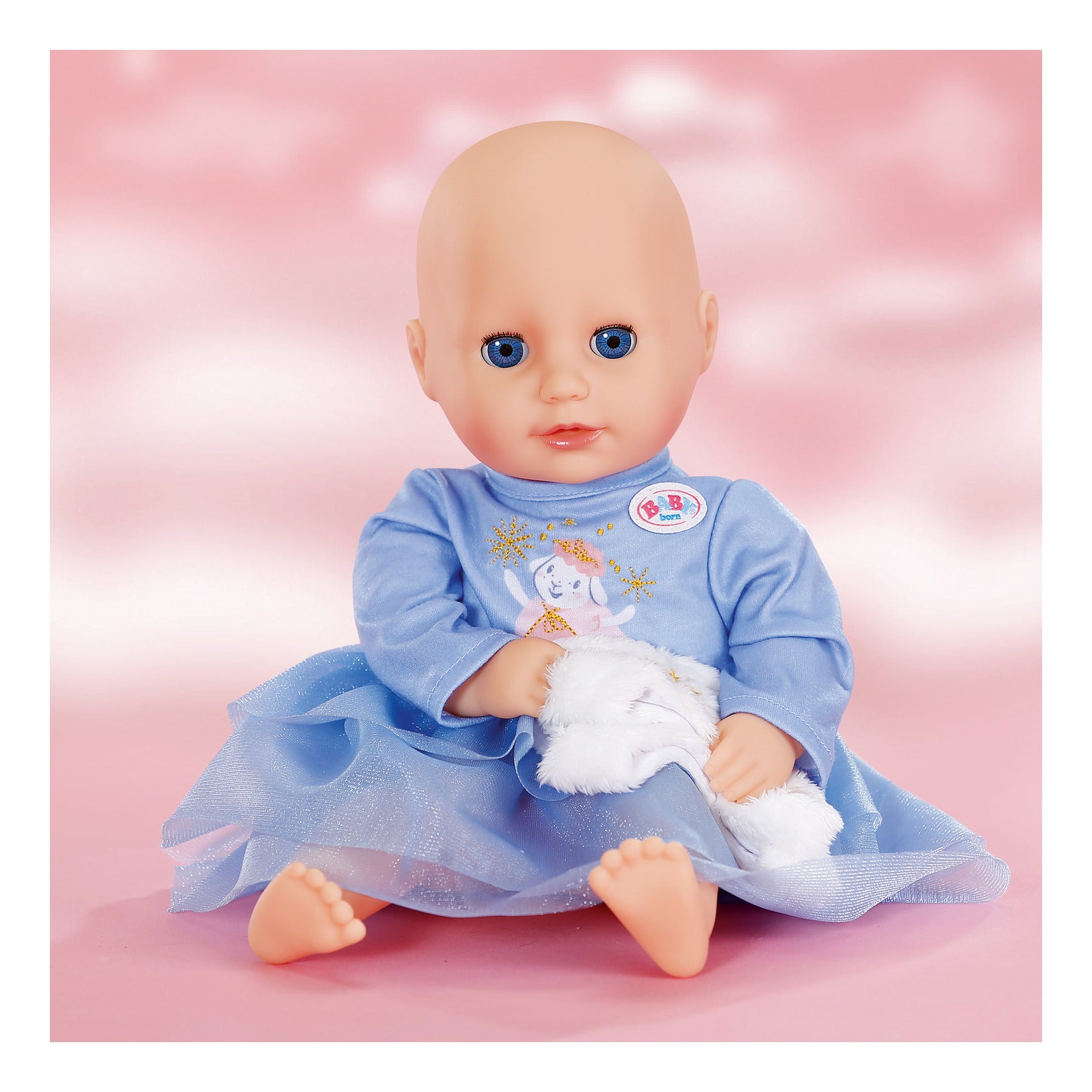 BABY born Winter Dress Outfit with Plush Vest for 36cm Dolls