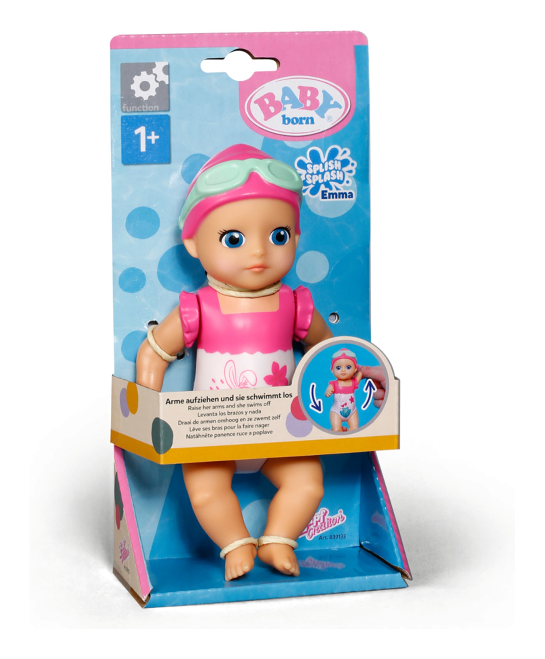 BABY born Splish Splash Swimming Emma Bath Toy 15cm