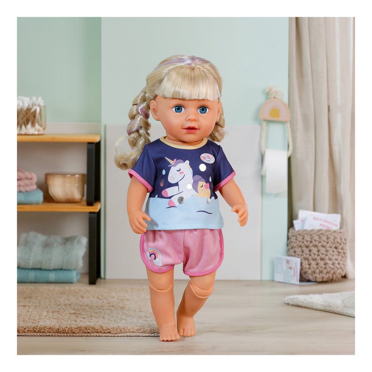 ** Baby Born Unicorn Short Pyjamas 43cm