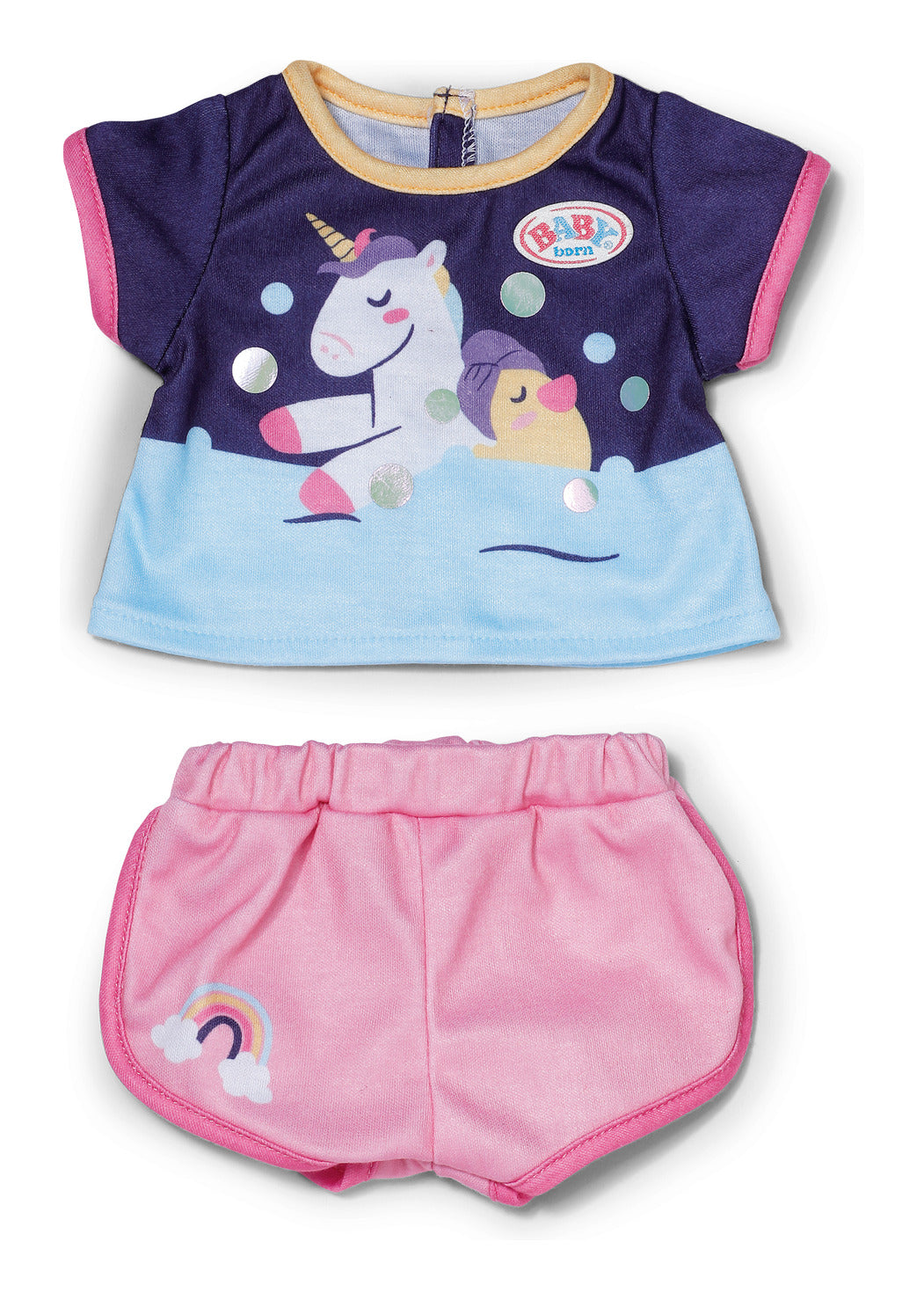 ** Baby Born Unicorn Short Pyjamas 43cm