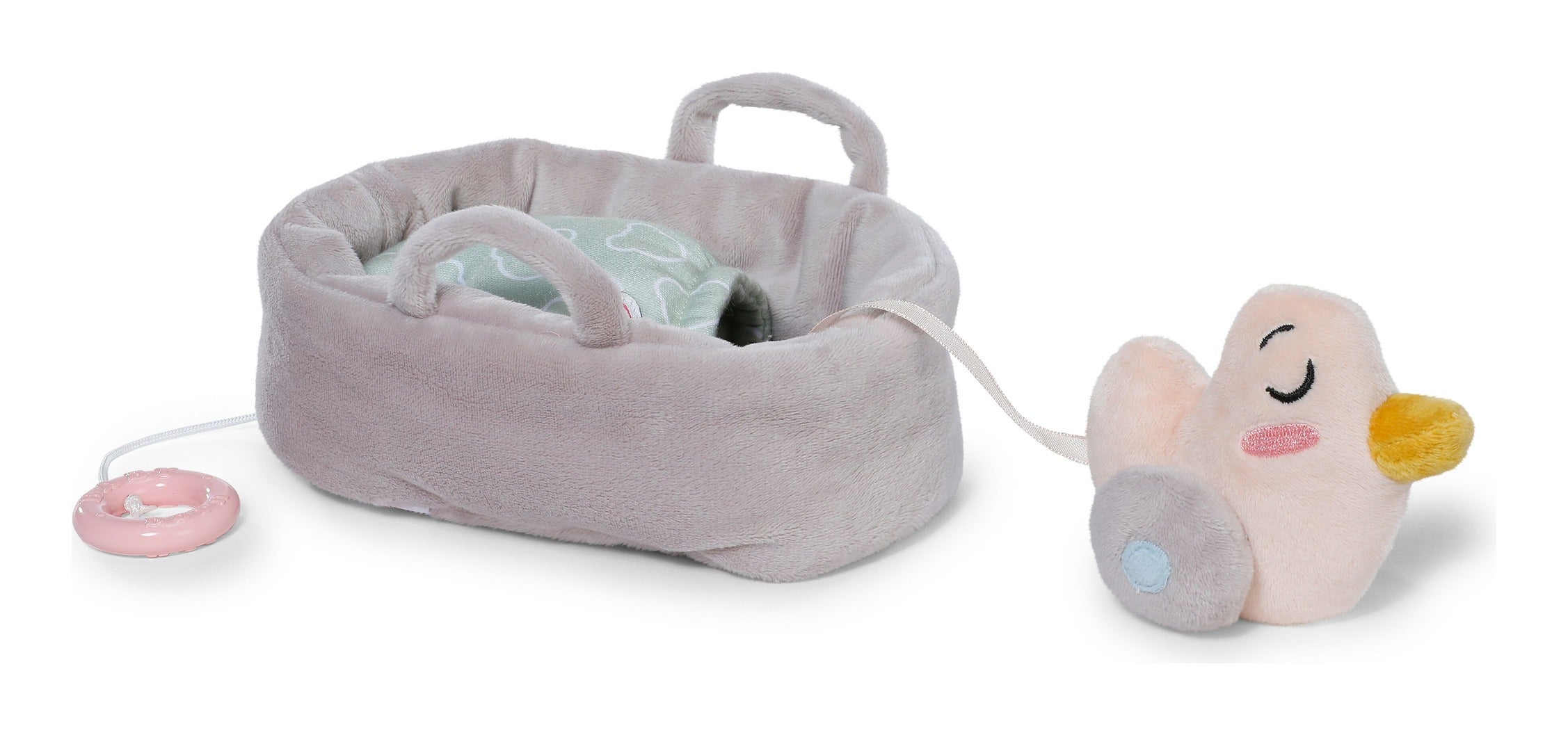 BABY born for babies Musical Berta Plush Music Box in Basket