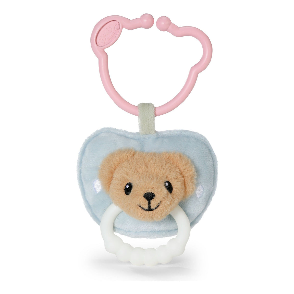 BABY born for babies Plush Dummy with Teething Ring
