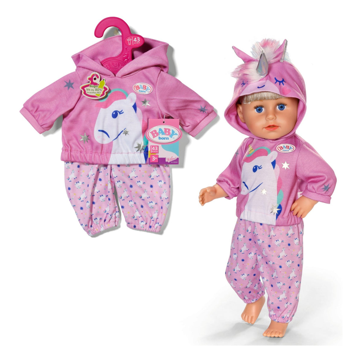 BABY born Unicorn Outfit for 43cm Dolls
