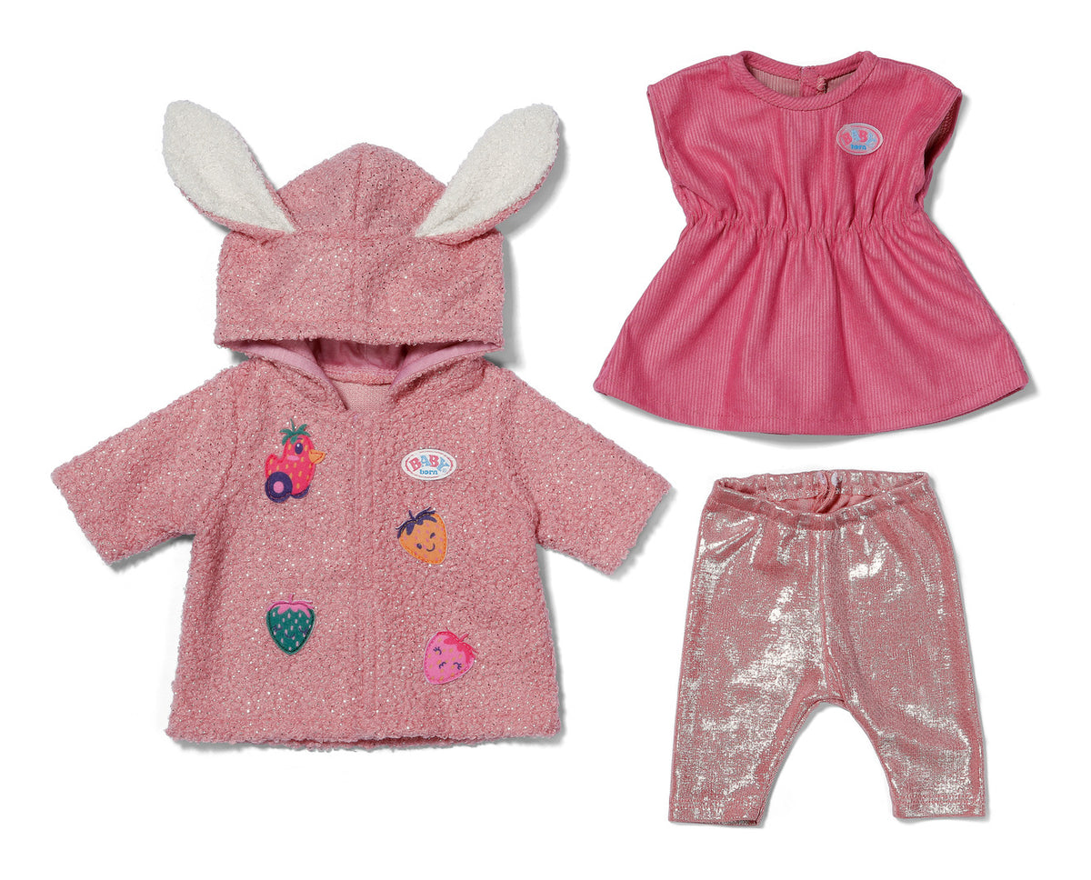 ** Baby Born Coat Set With Dress 43cm