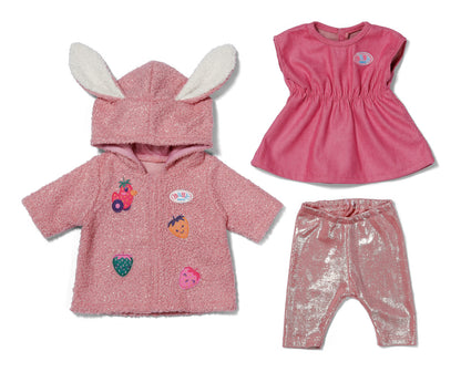 ** Baby Born Coat Set With Dress 43cm