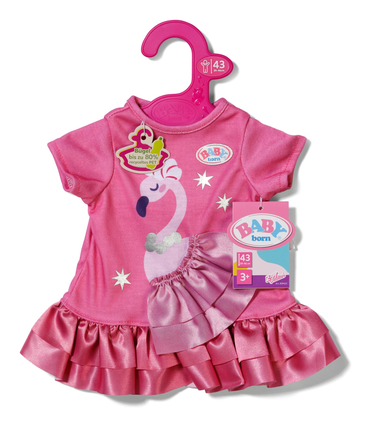 BABY born Flamingo Dress for 43cm Dolls