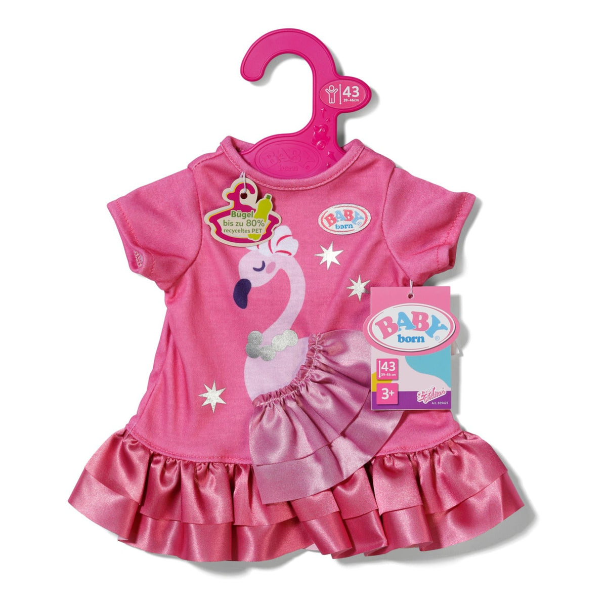 BABY born Flamingo Dress for 43cm Dolls