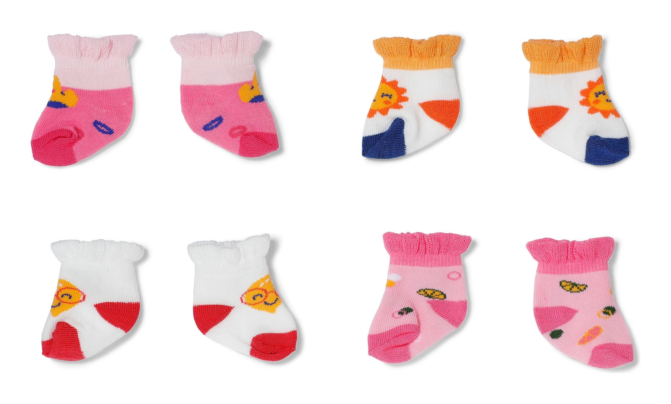 BABY born Socks 2-Pack for 43cm Dolls – Assorted