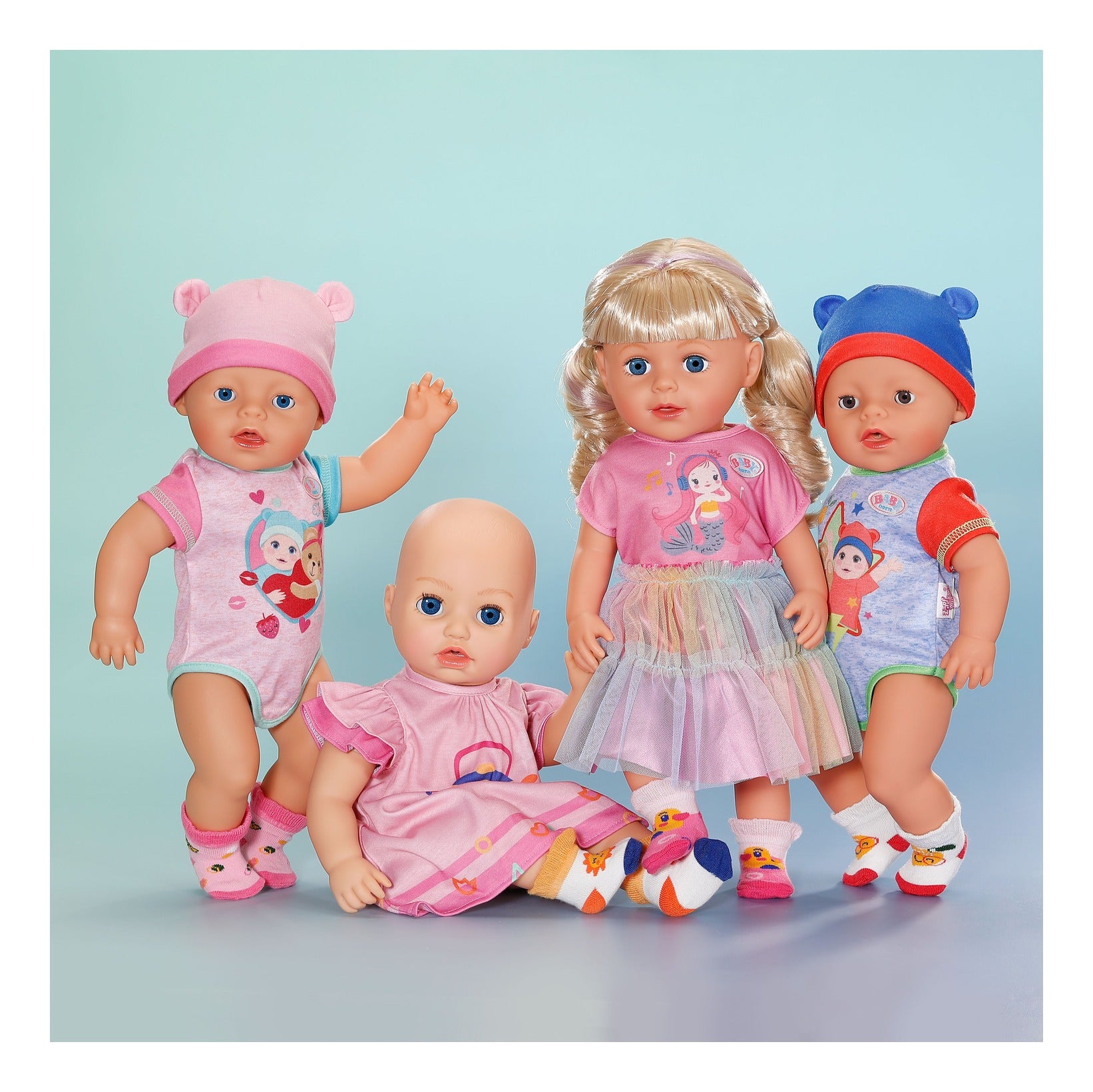 BABY born Socks 2-Pack for 43cm Dolls – Assorted