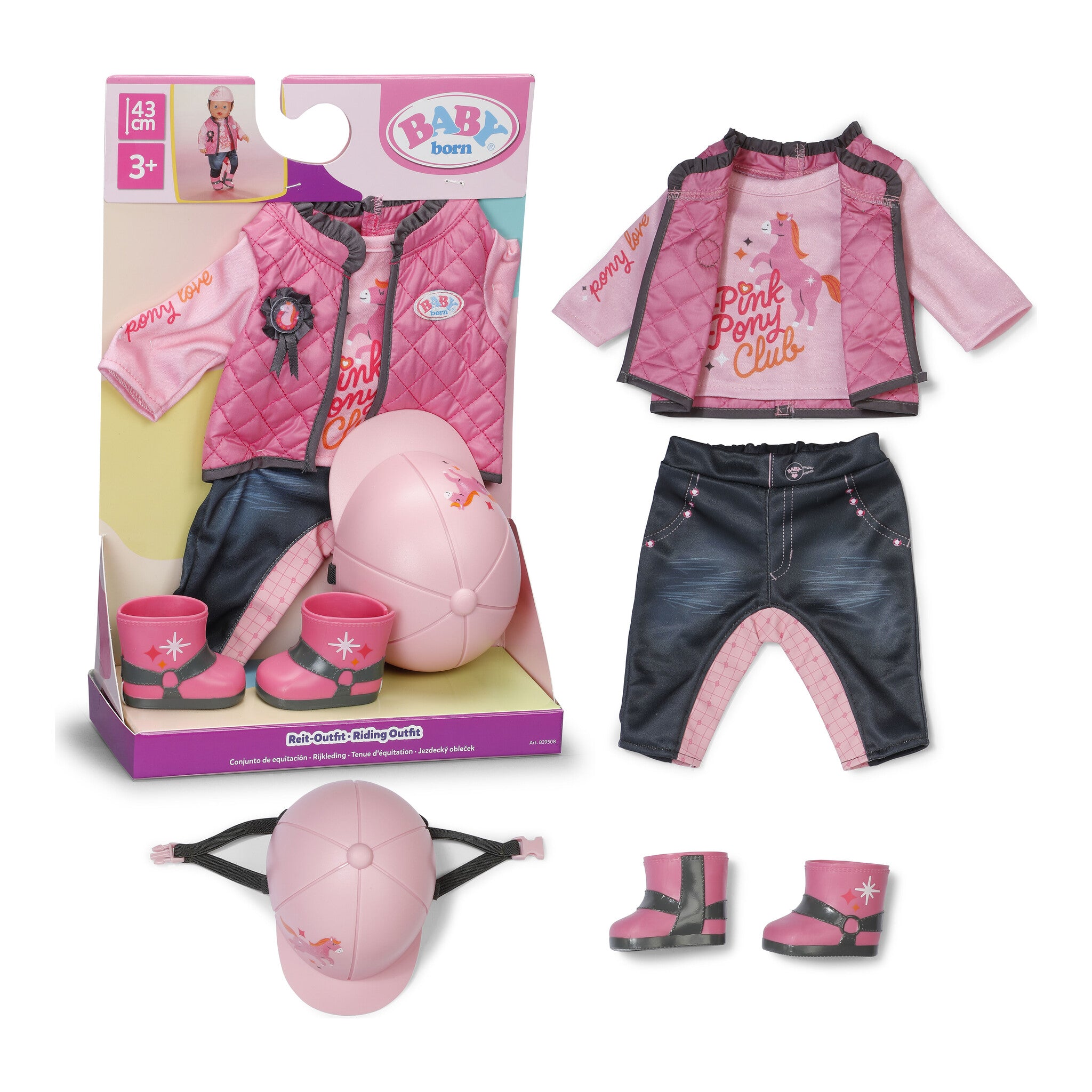 BABY born Deluxe Horse Riding Outfit for 43cm Dolls