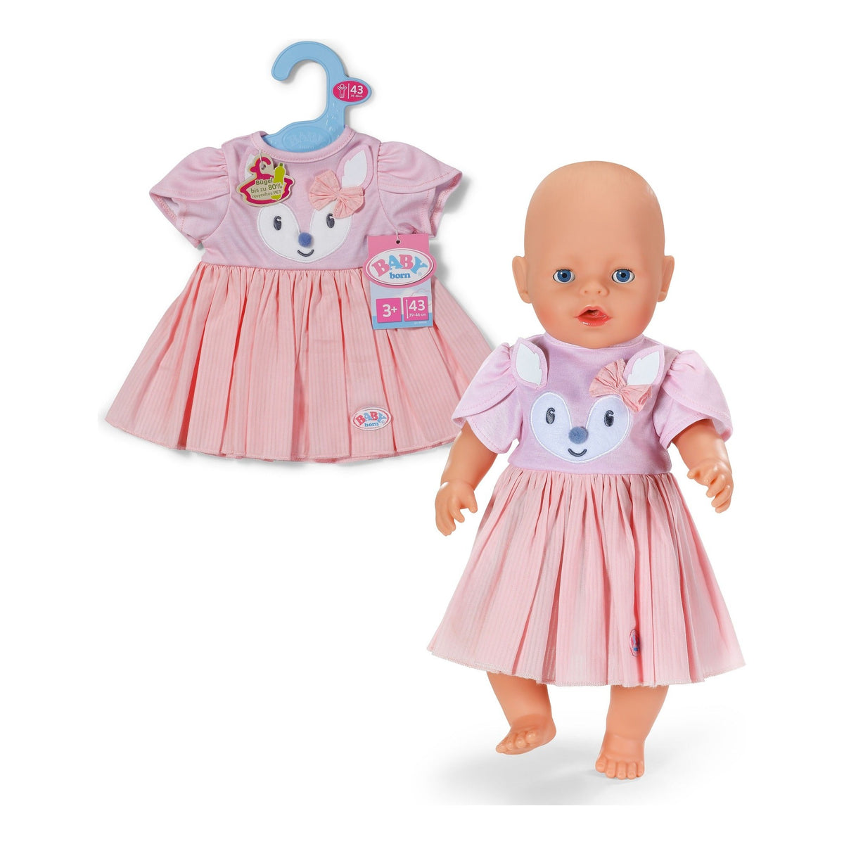 BABY born Little Deer Dress for 43cm Dolls