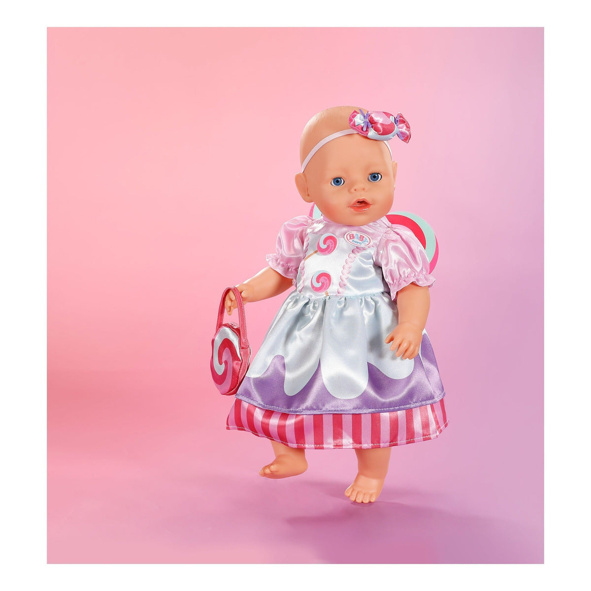 BABY born Candy Dress Outfit 43cm with Bag, Glasses & Headband