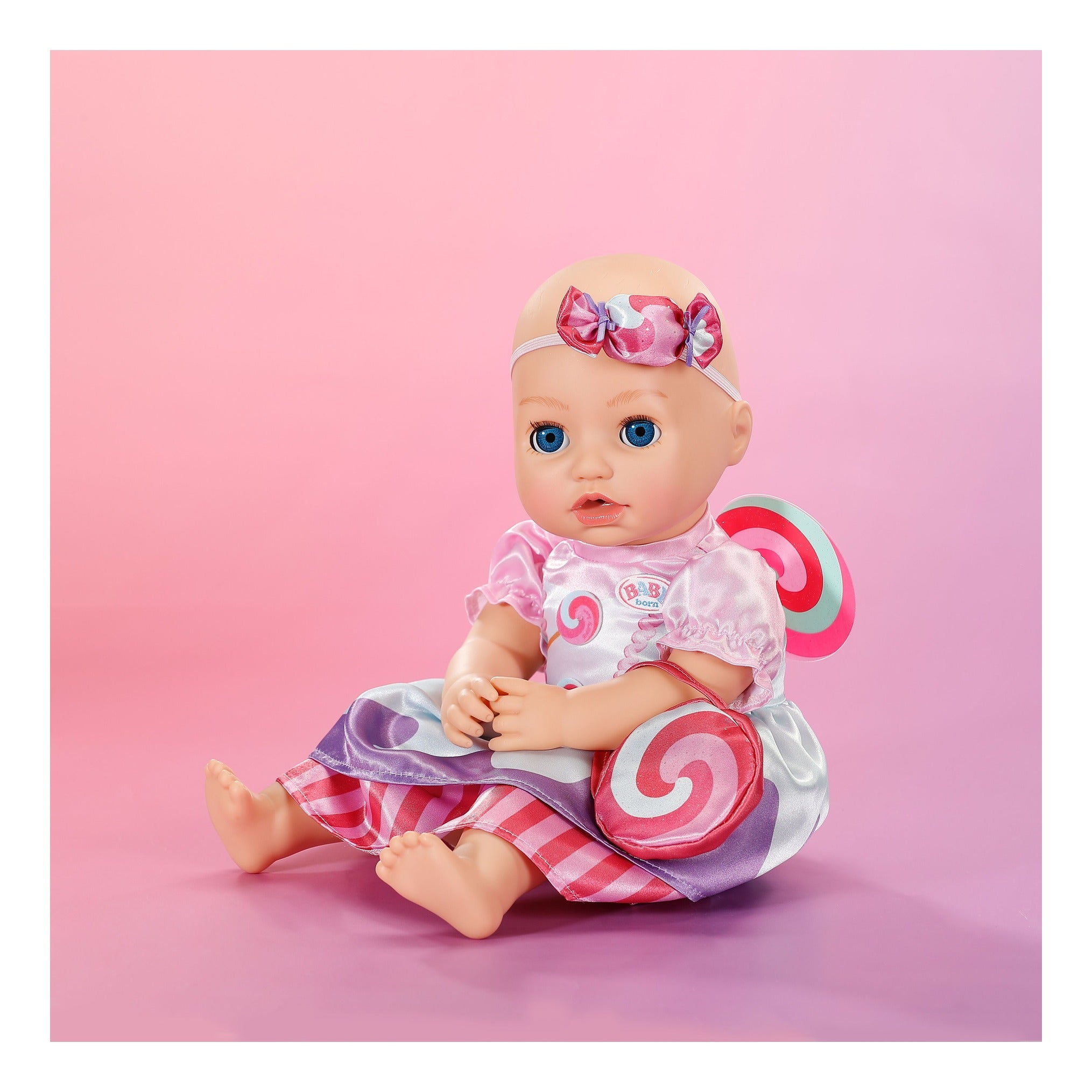 BABY born Candy Dress Outfit 43cm with Bag, Glasses & Headband