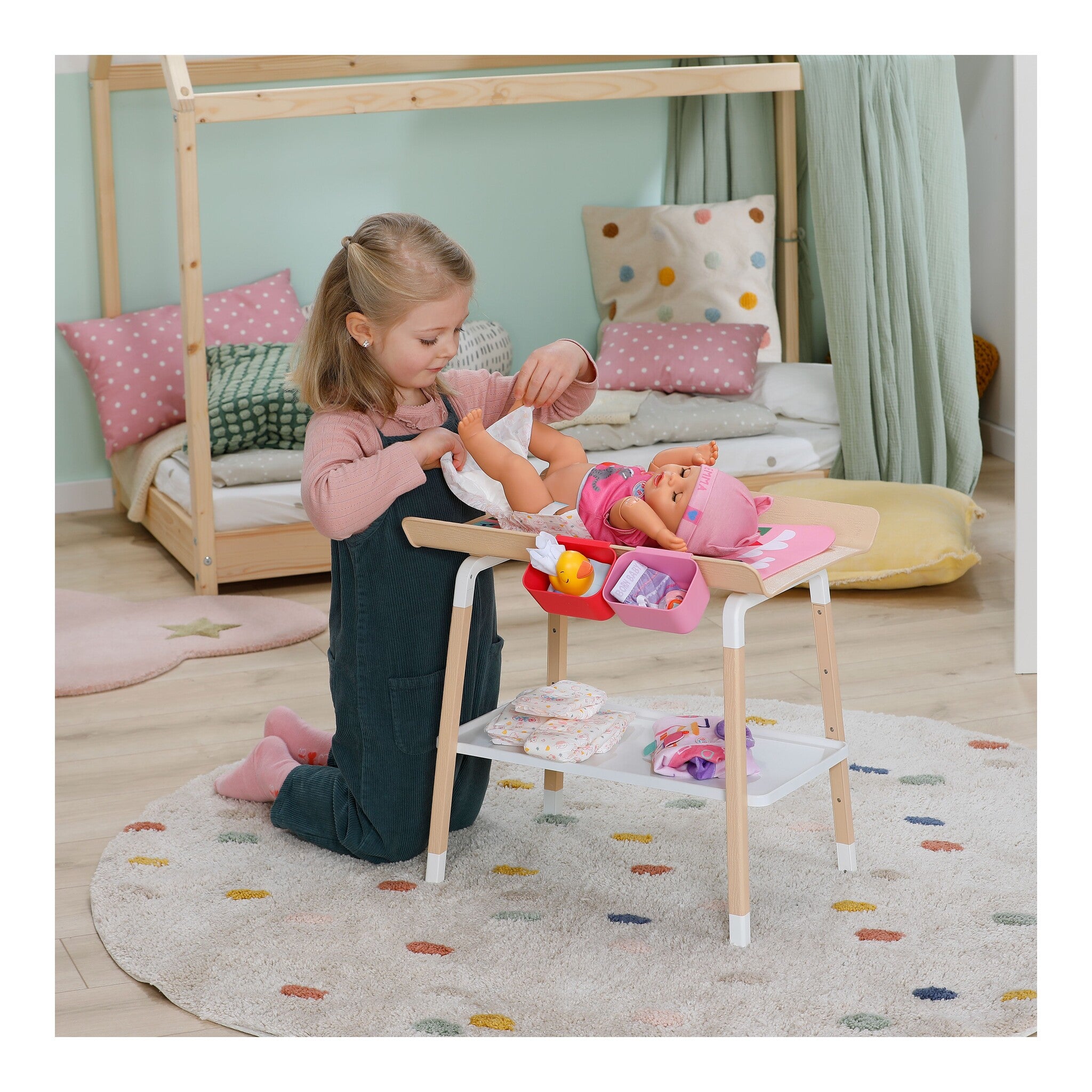 BABY born Scandi-Style Doll Changing Table