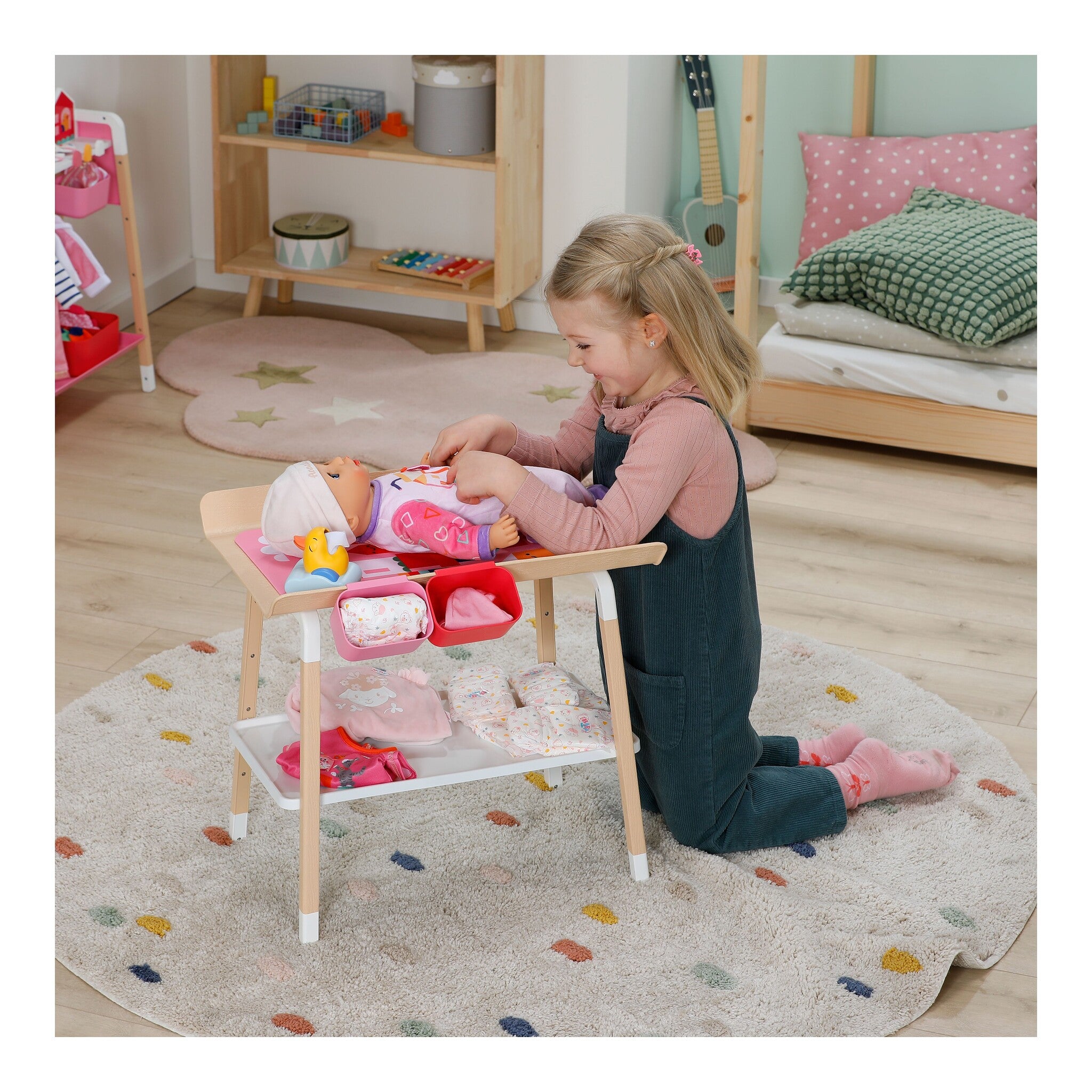 BABY born Scandi-Style Doll Changing Table