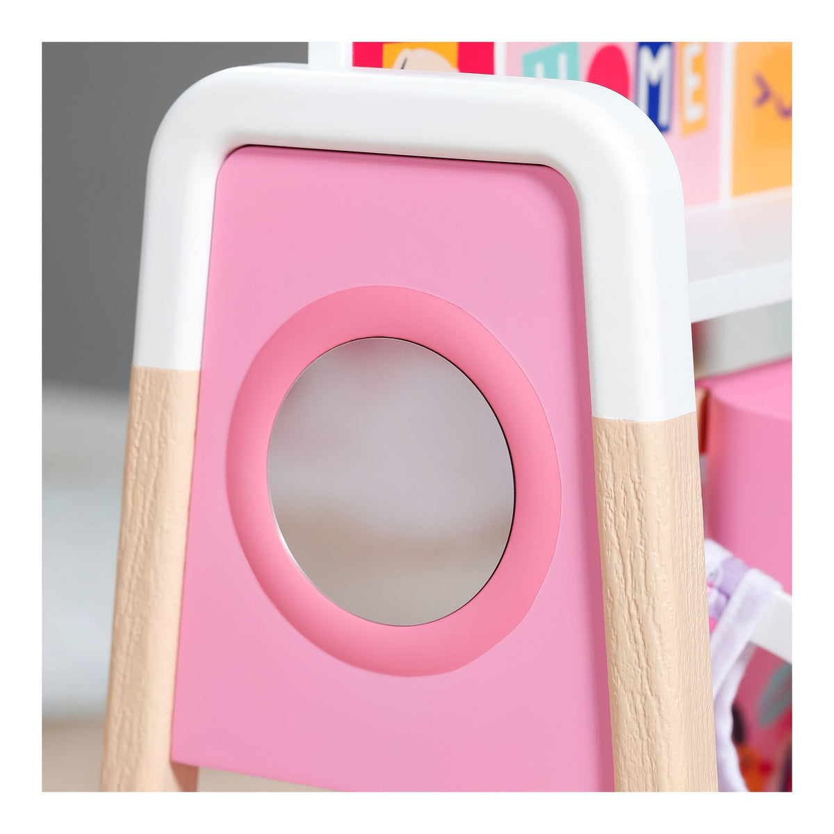 BABY born Clothes Rail with Mirror and Storage