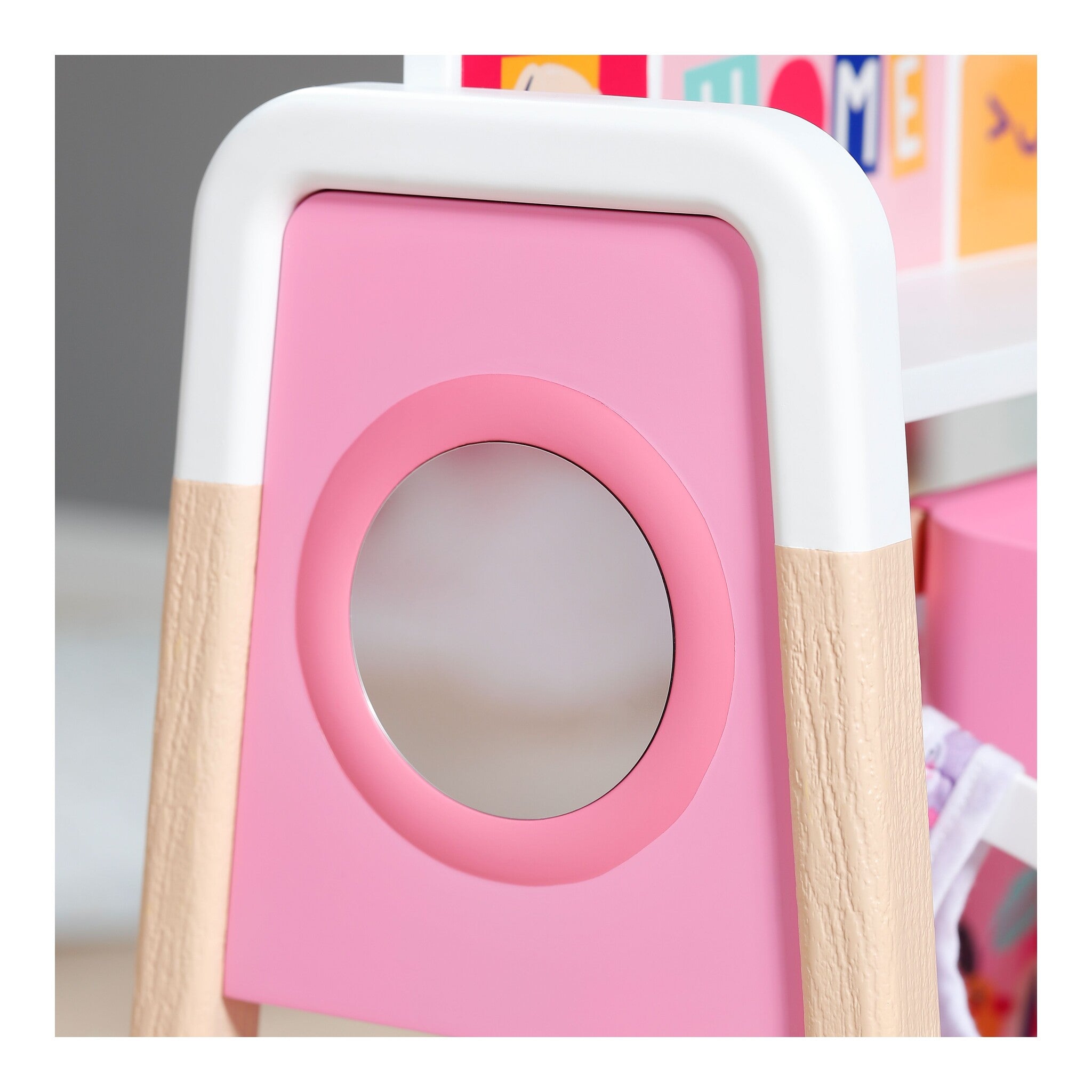 BABY born Clothes Rail with Mirror and Storage