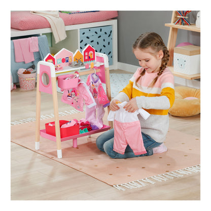 BABY born Clothes Rail with Mirror and Storage