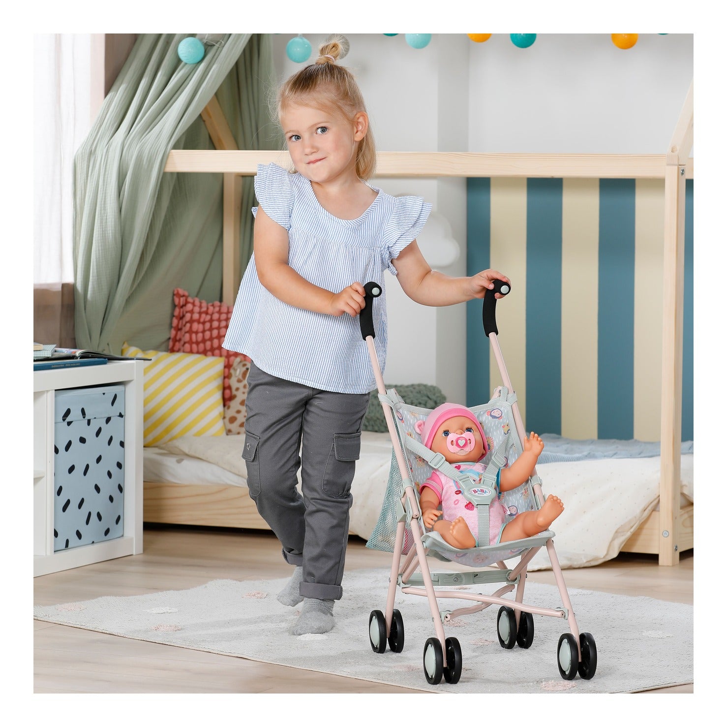 BABY born Jungle Doll Stroller with Bag