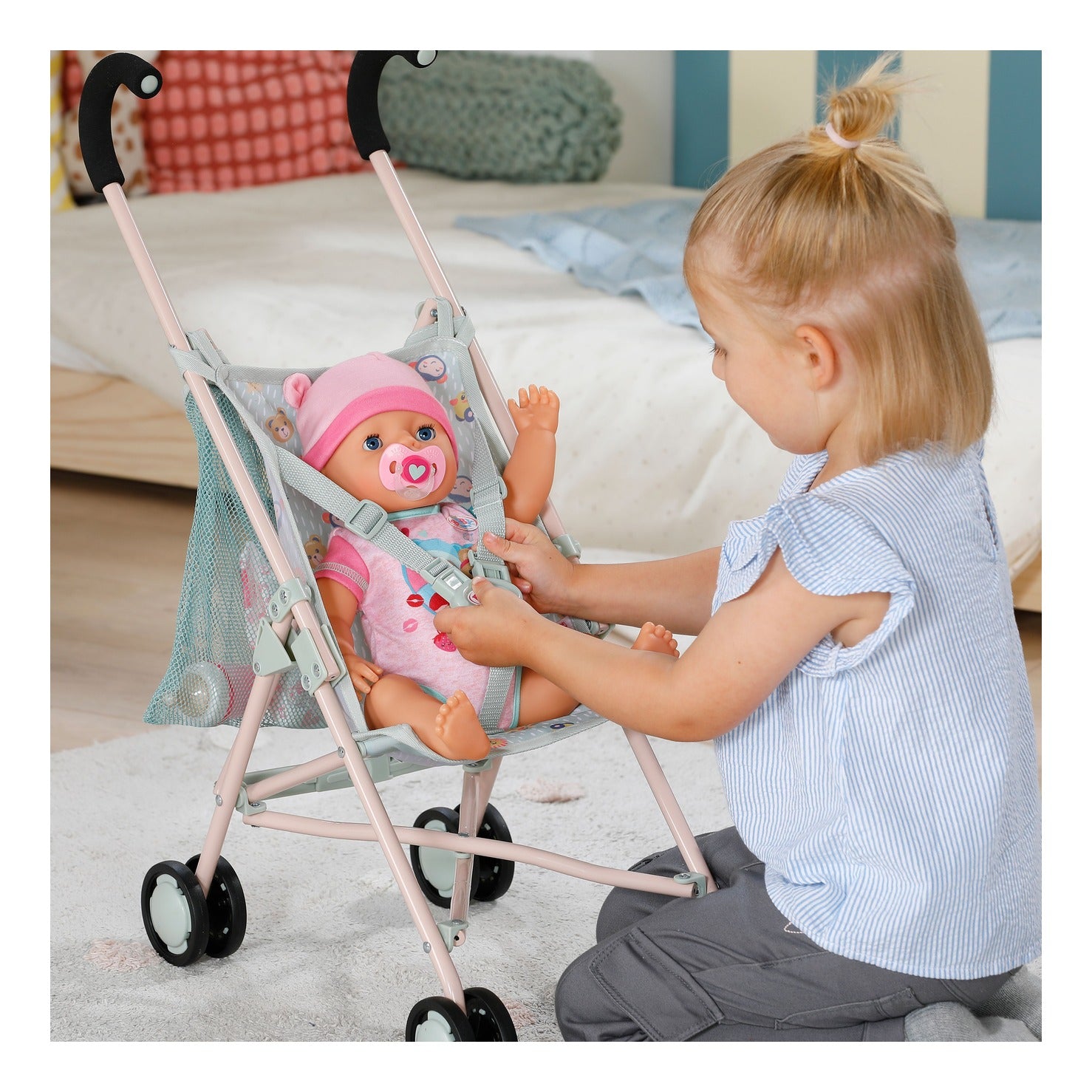 BABY born Jungle Doll Stroller with Bag