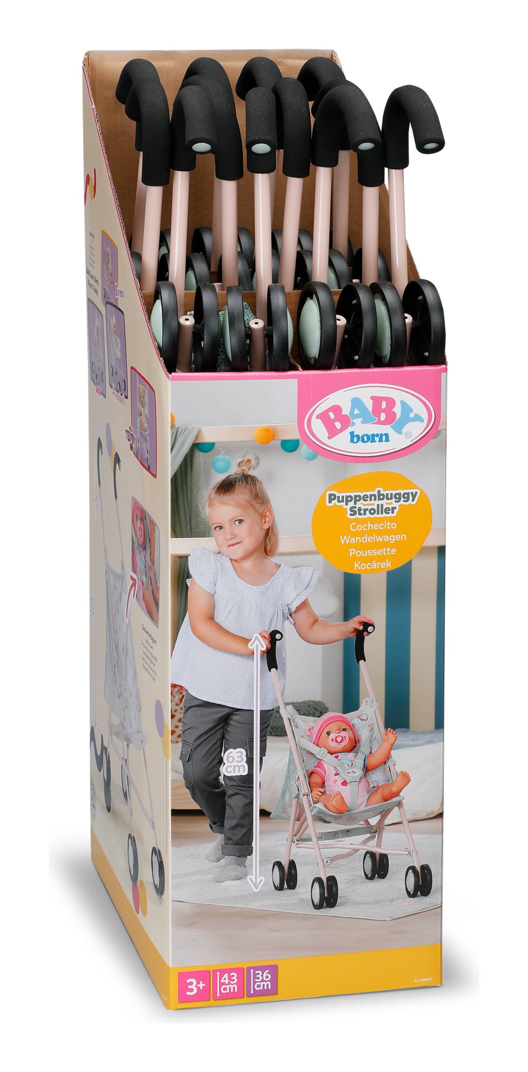 BABY born Jungle Doll Stroller with Bag