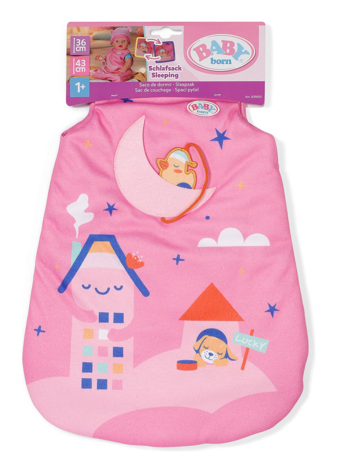 BABY born Moon Sleeping Bag for 36–43cm Dolls