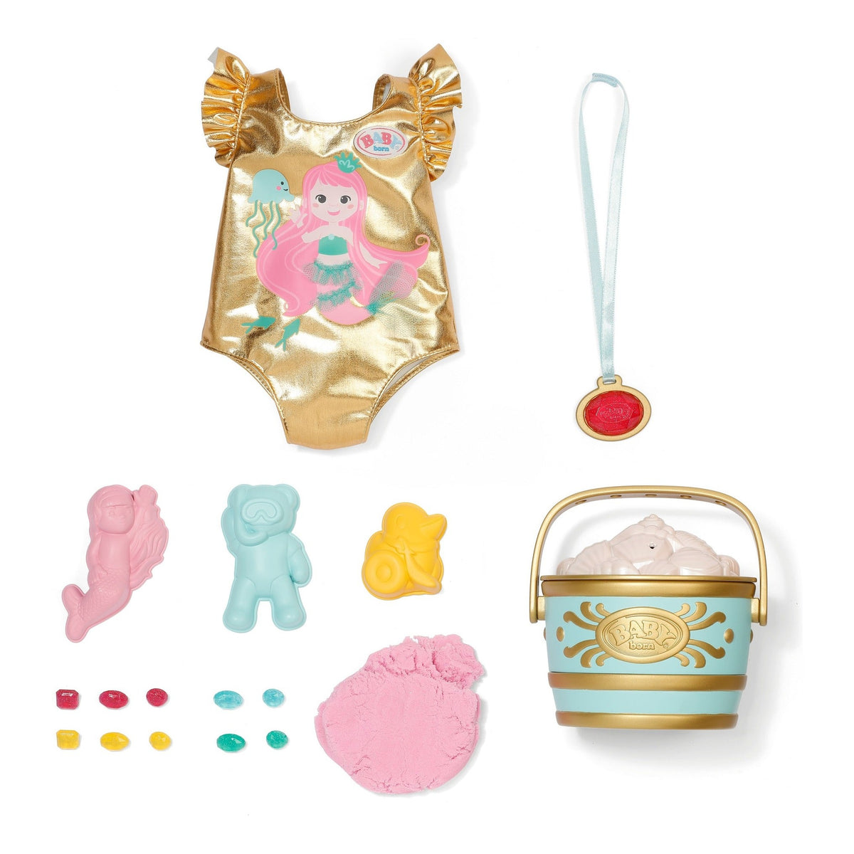BABY born Beach Surprise Doll Play Set 43cm
