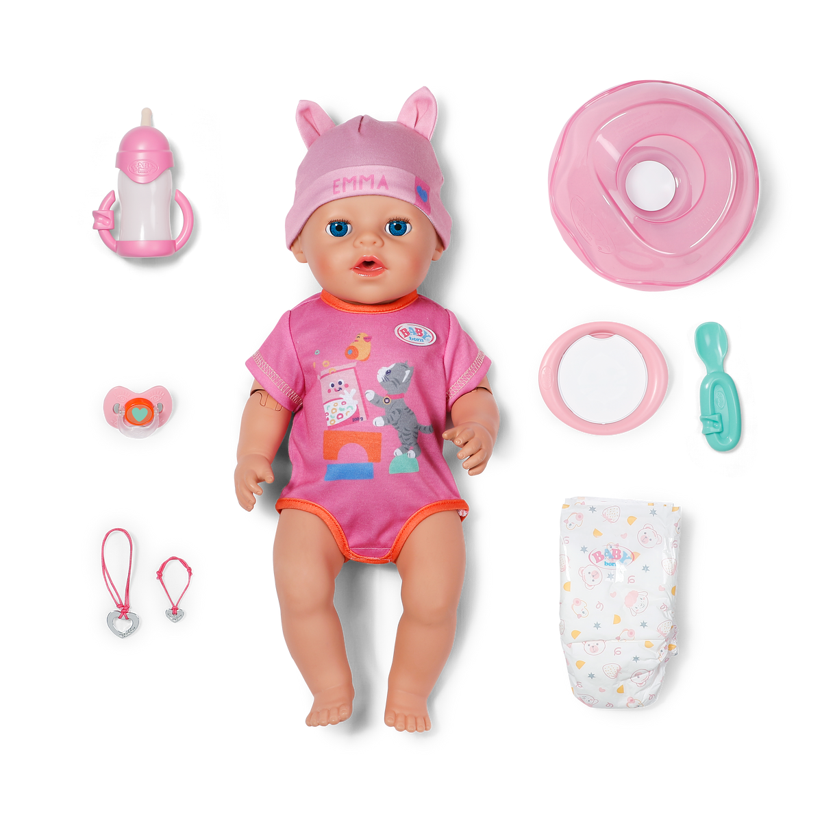 BABY born Emma Click & Play 43cm Interactive Baby Doll
