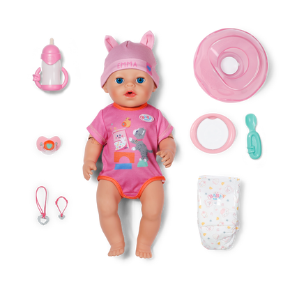 BABY born Emma Click & Play 43cm Interactive Baby Doll