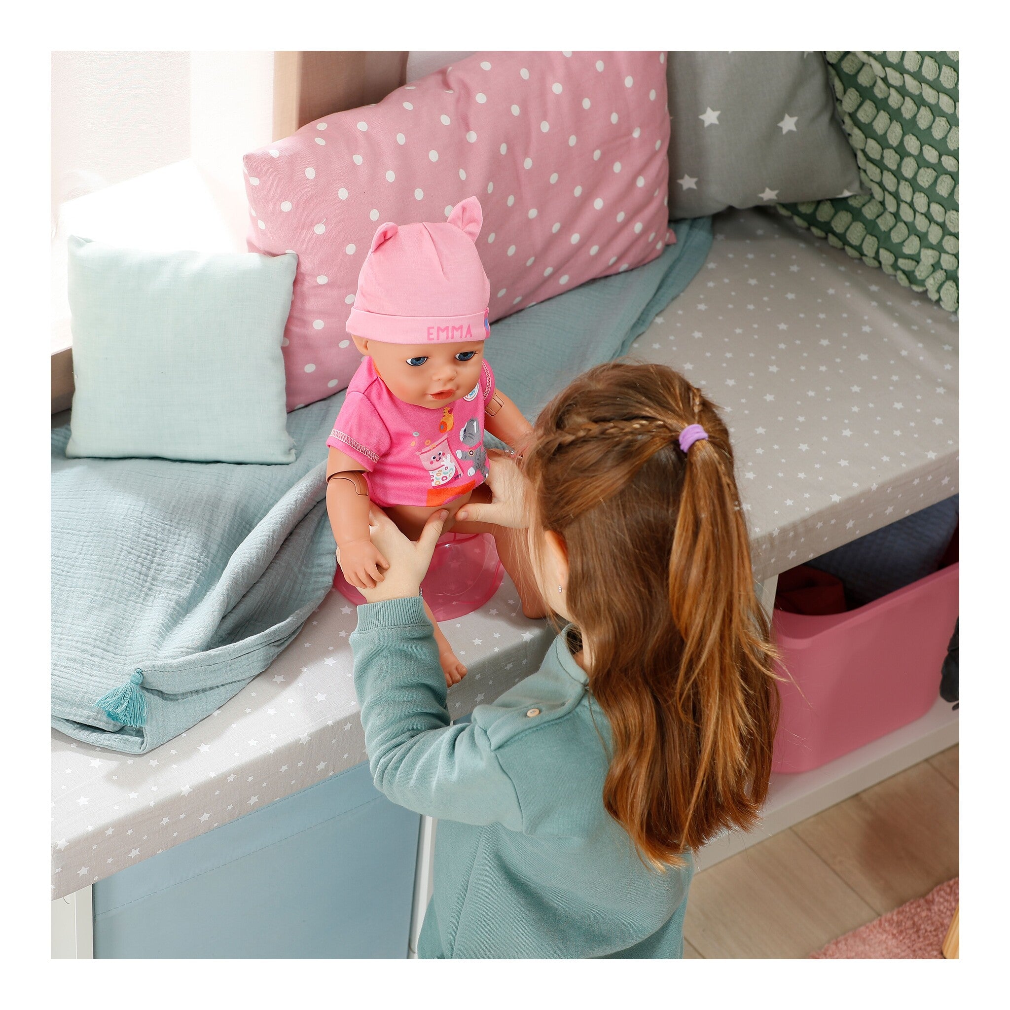 BABY born Emma Click & Play 43cm Interactive Baby Doll