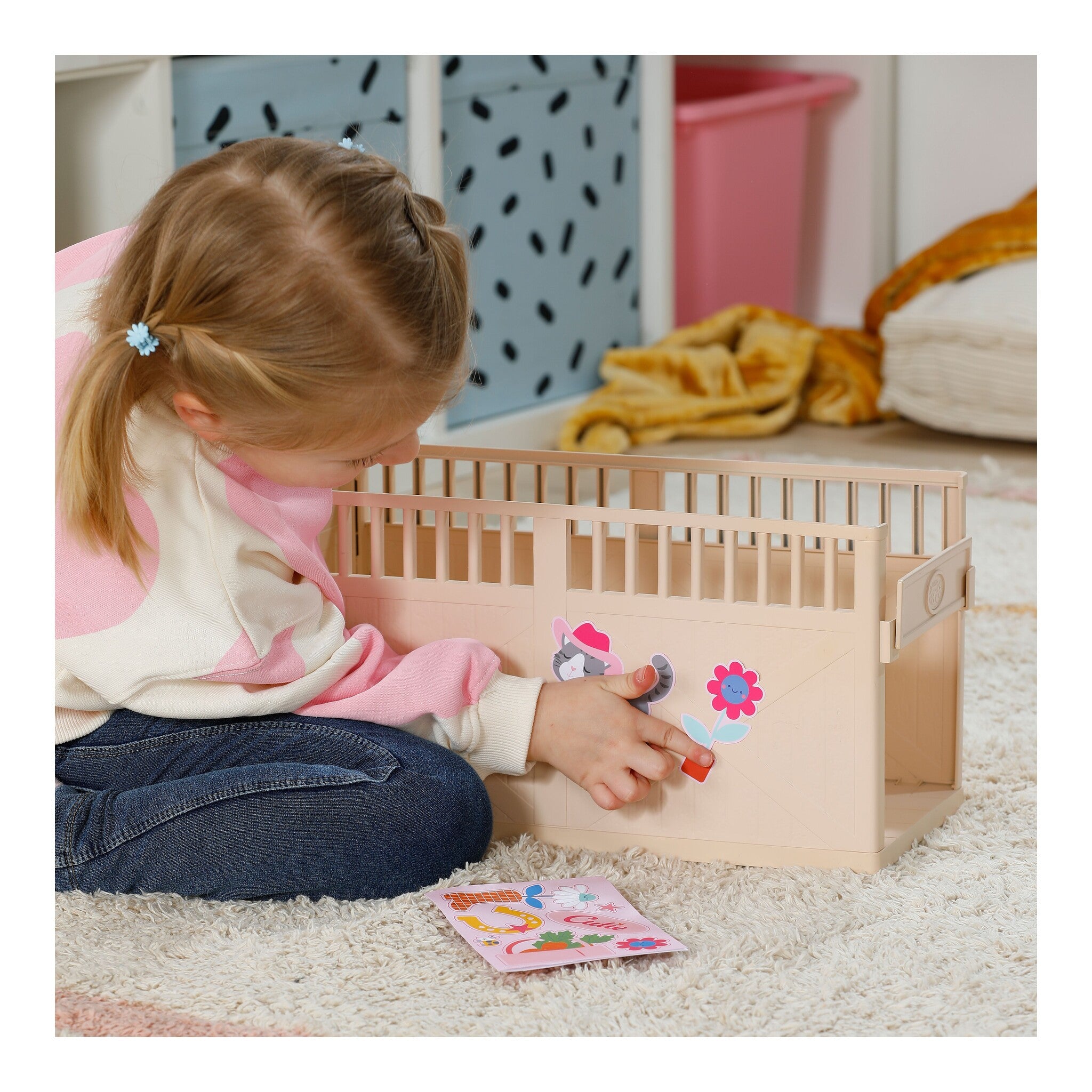 BABY born My Horse Cutie with Stable Box