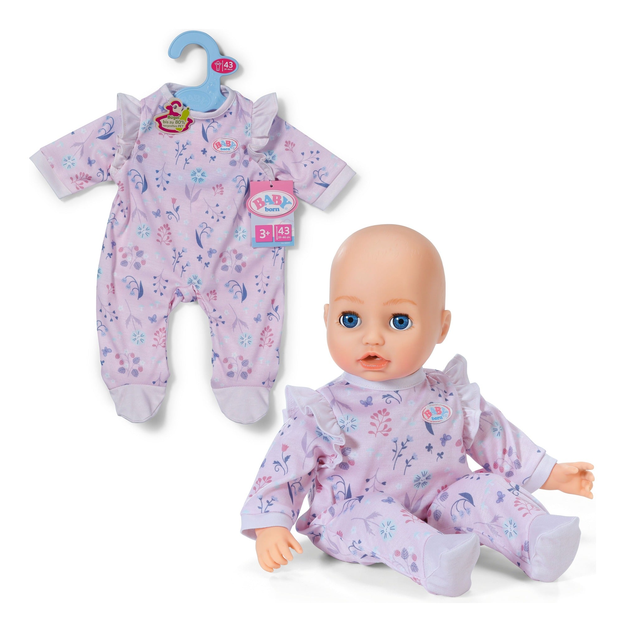 BABY born Pink Forest Romper for 43cm Dolls