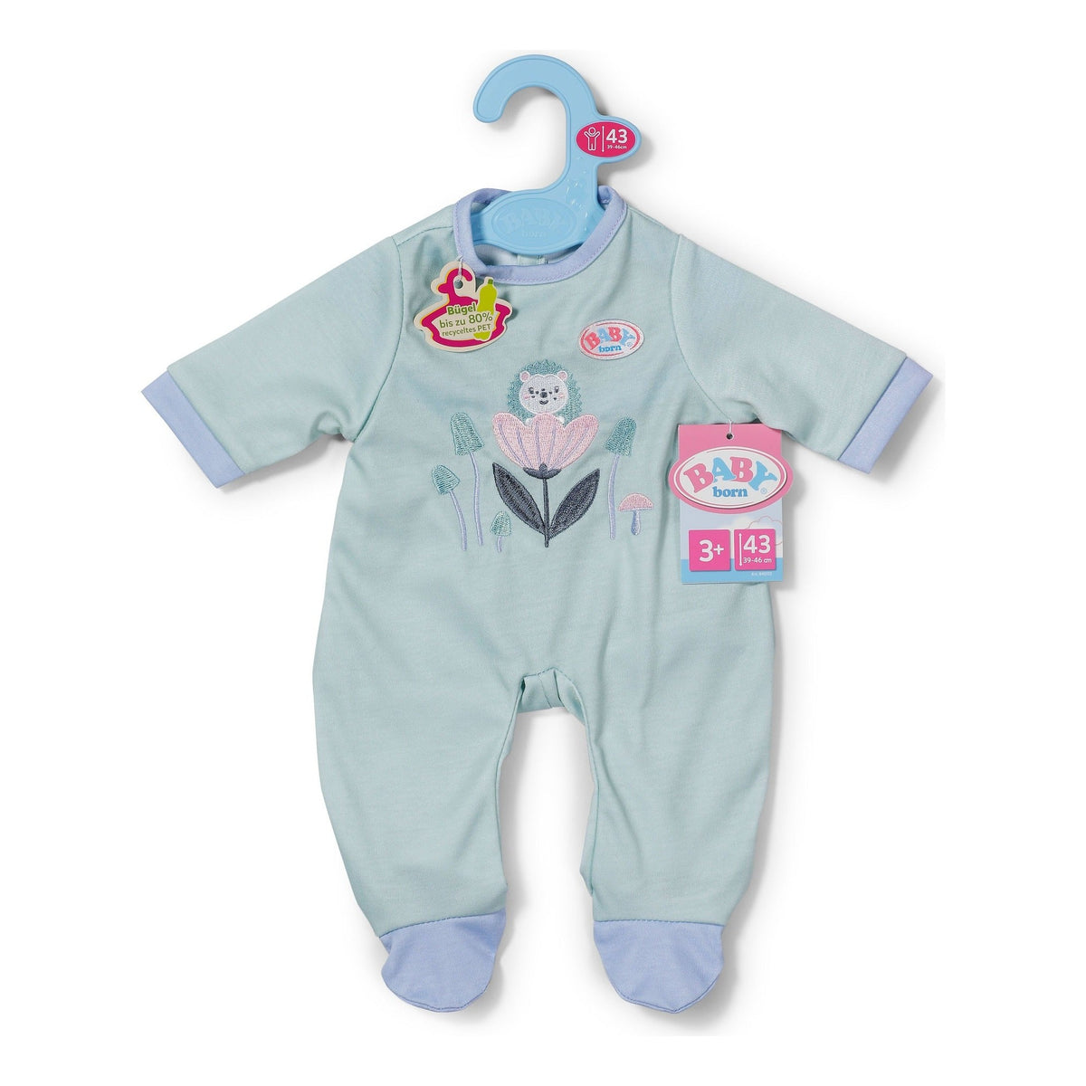 BABY born Mint Floral Romper for 43cm Dolls