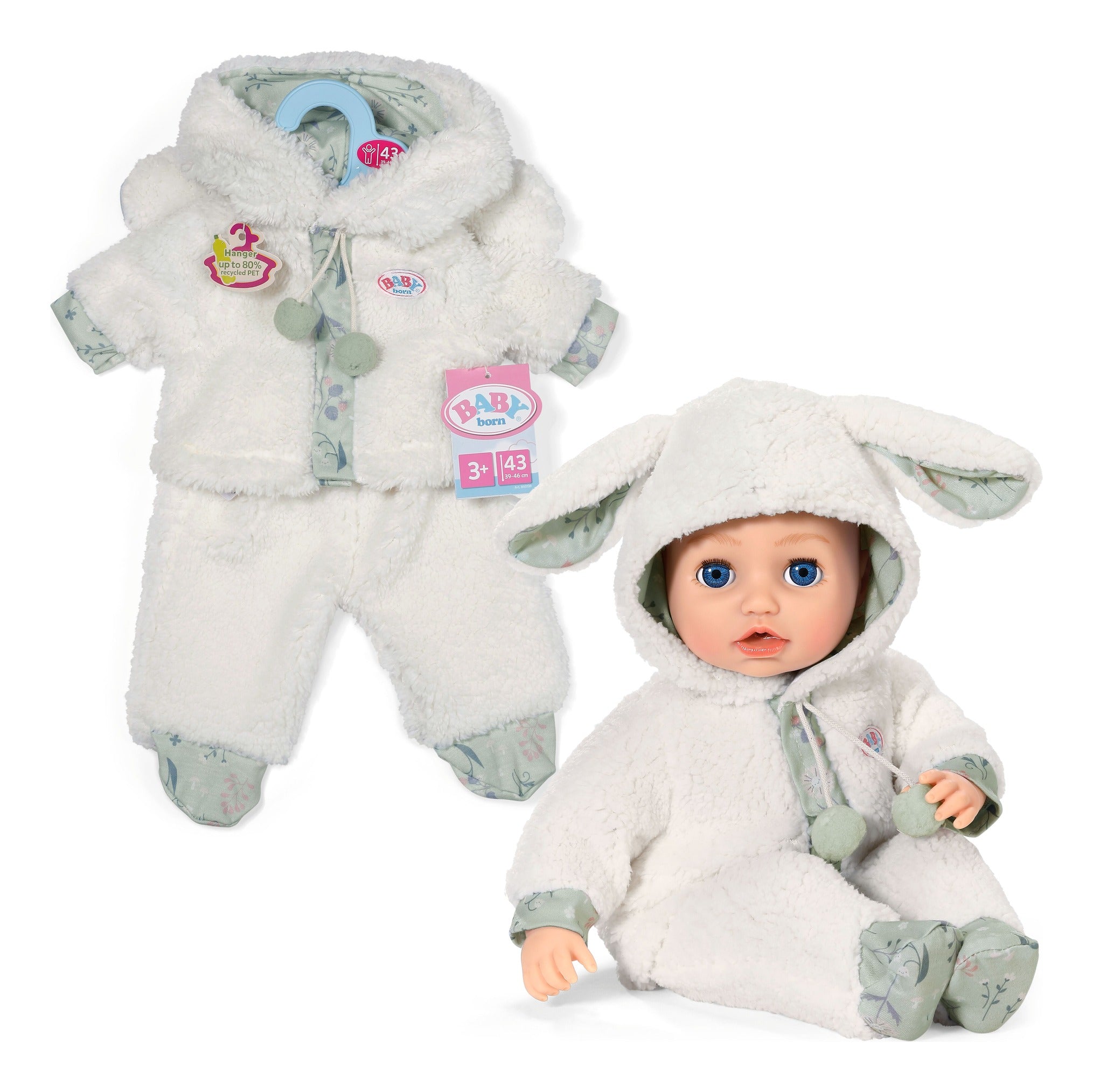 BABY born Sheep Outfit for 43cm Dolls