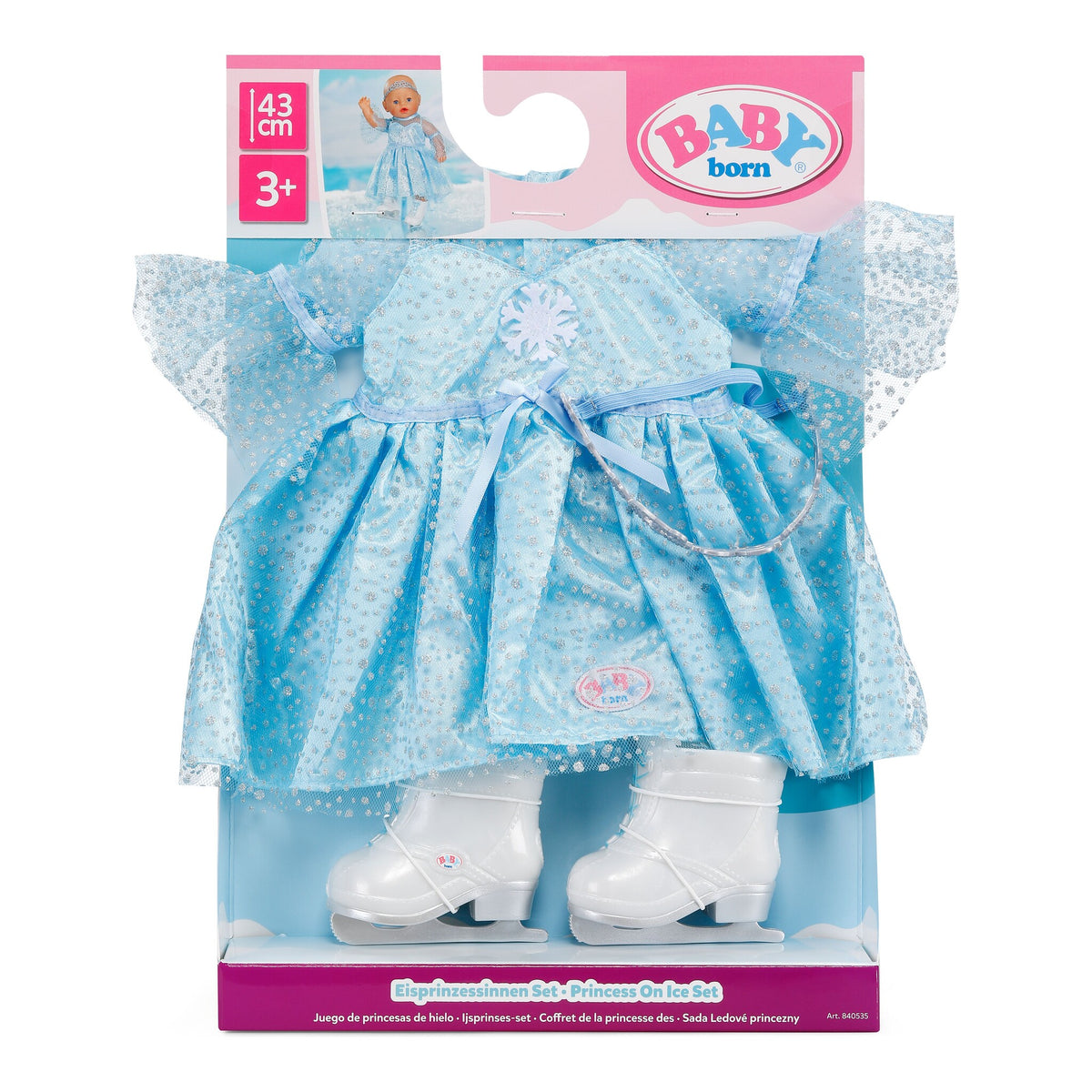 BABY born Princess On Ice Outfit Set for 43cm Dolls