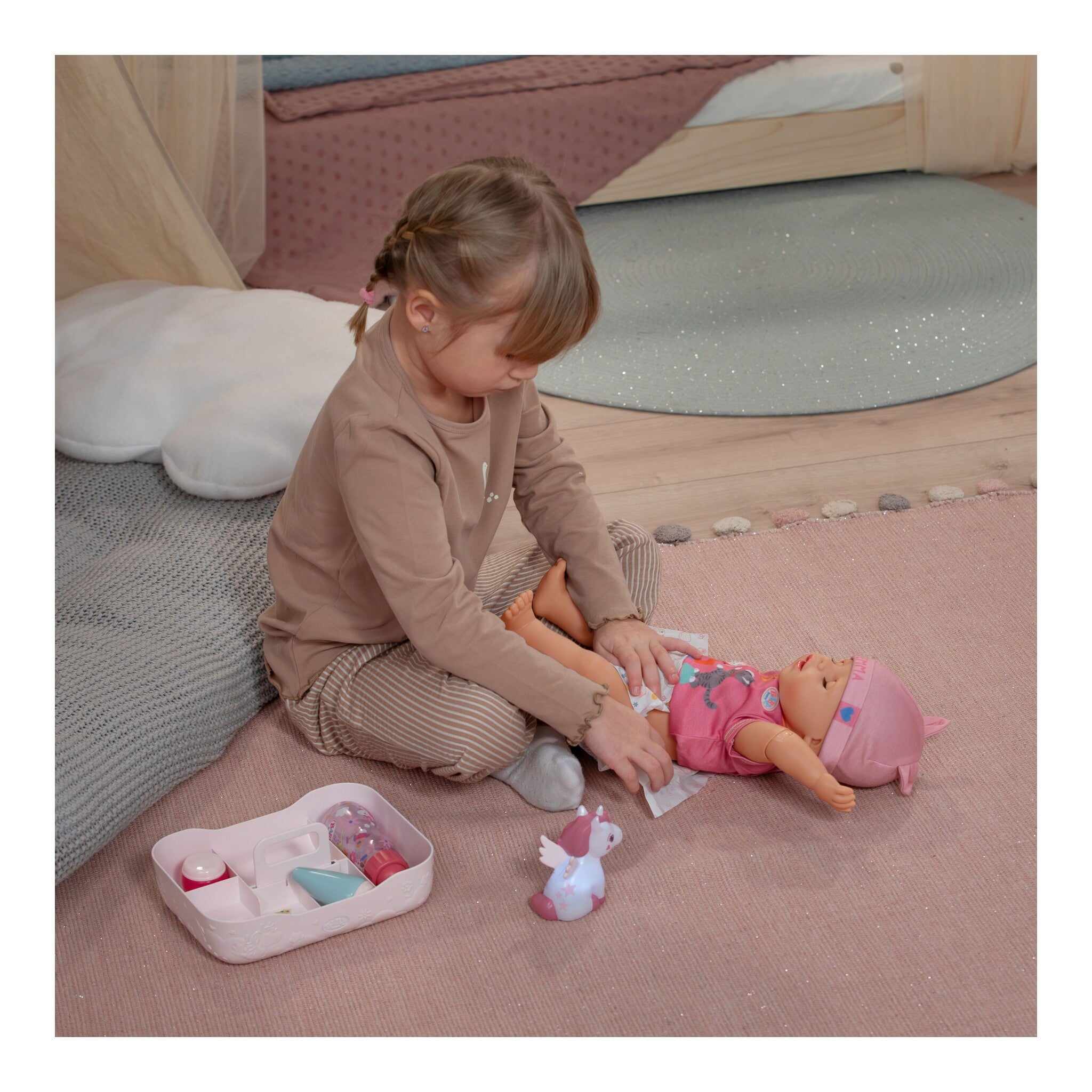 BABY born Unicorn Bedtime Essentials Doll Accessory Set