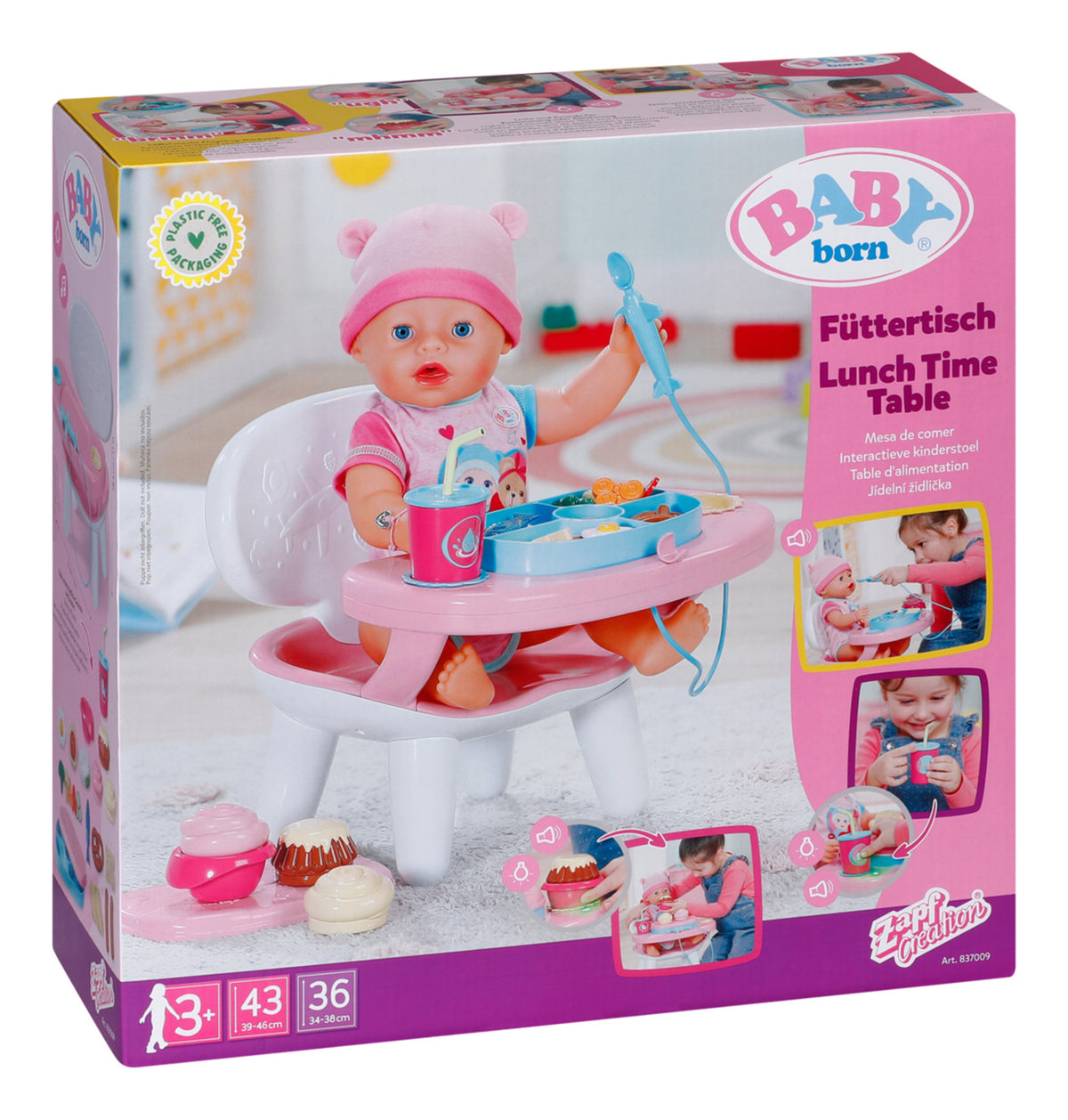 Baby Born Lunch Time Table