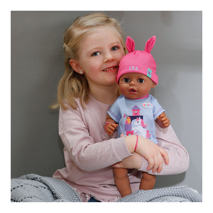 BABY born Eva Click & Play Interactive Baby Doll 43cm