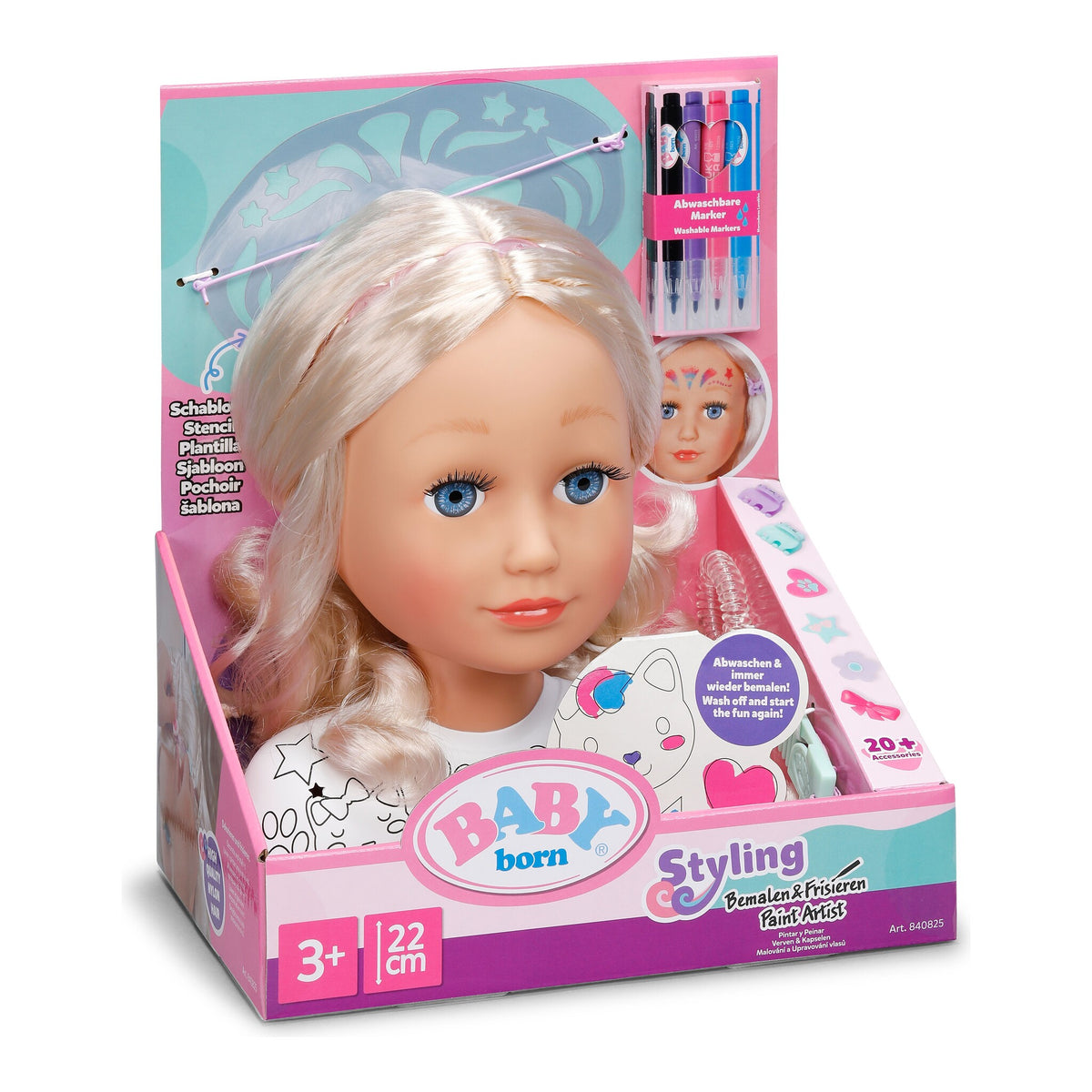 BABY born Styling Head Paint Artist