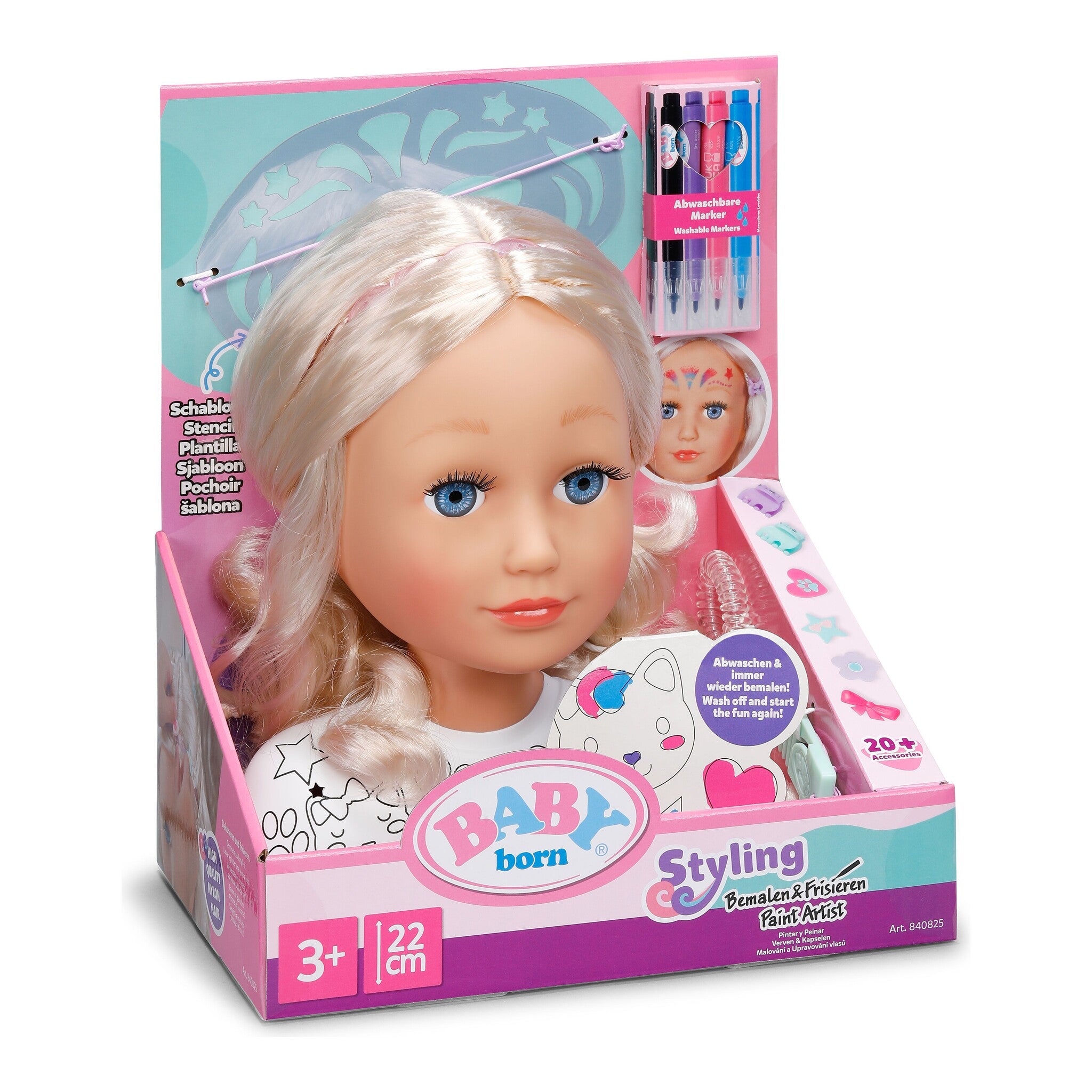 BABY born Styling Head Paint Artist