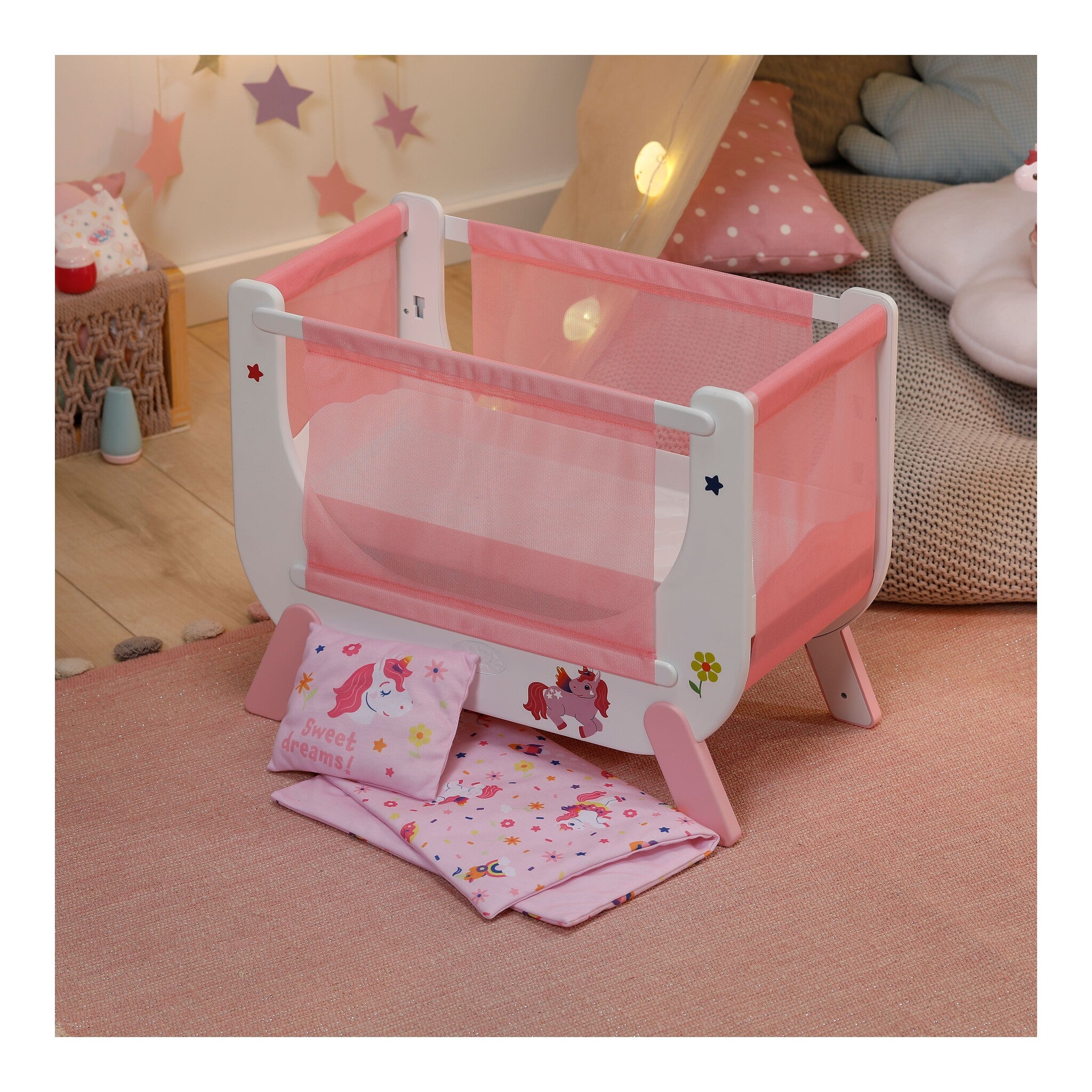 BABY born Unicorn Bed for 36–43cm Dolls