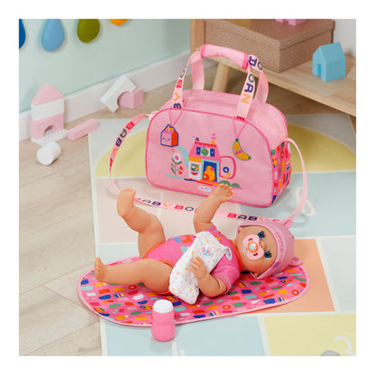 BABY born Changing Bag with Changing Mat, Nappy & Bottle