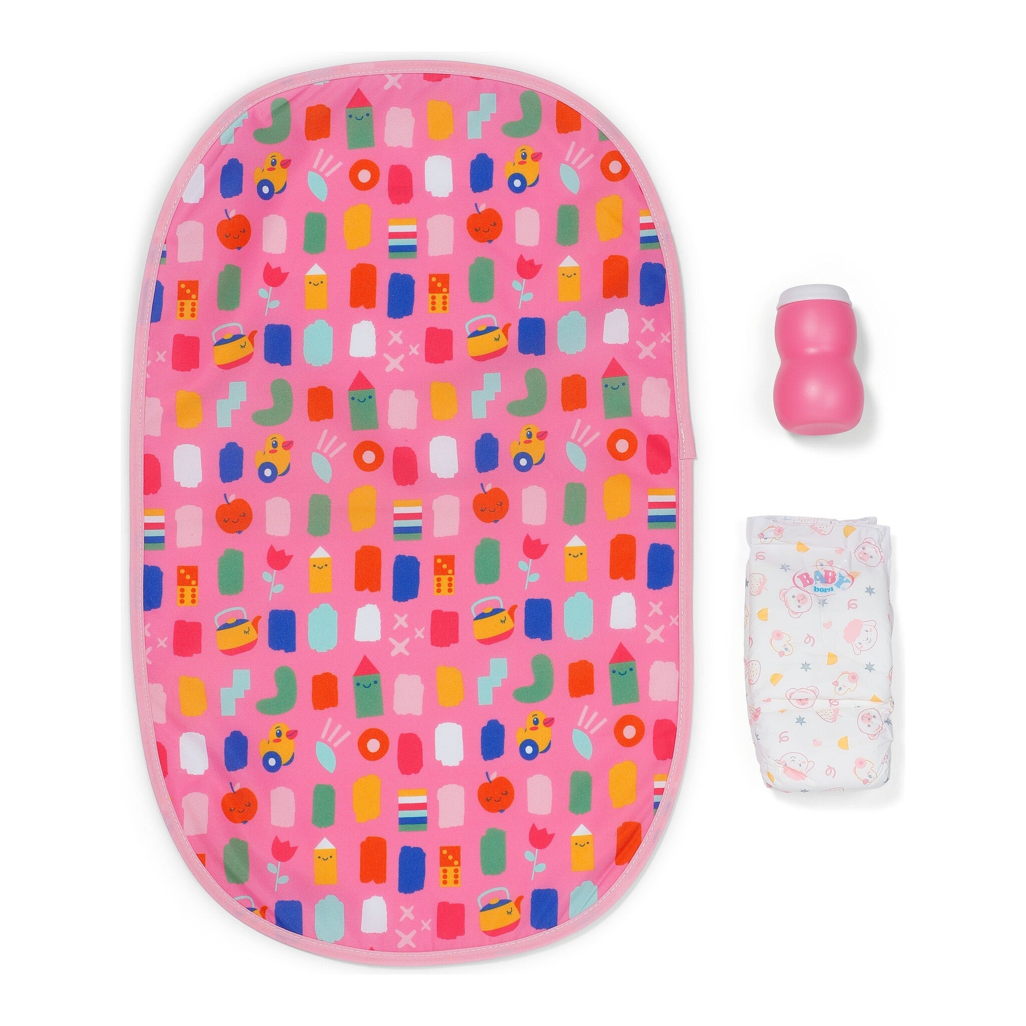 BABY born Changing Bag with Changing Mat, Nappy & Bottle