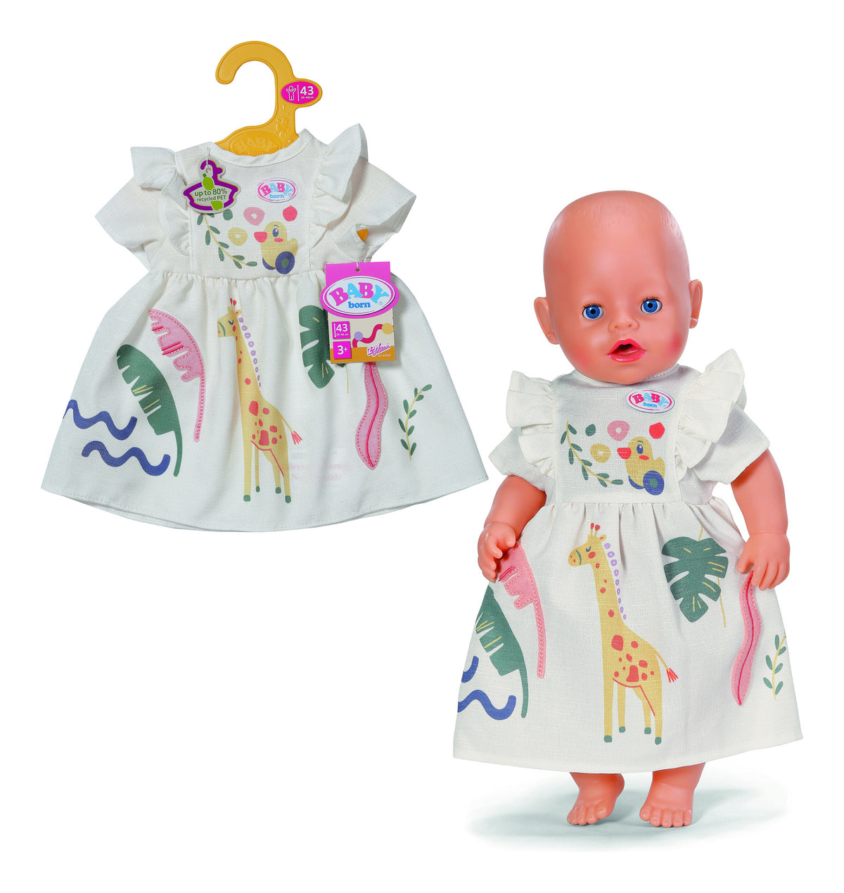 ** Baby Born Dress Giraffe 43cm
