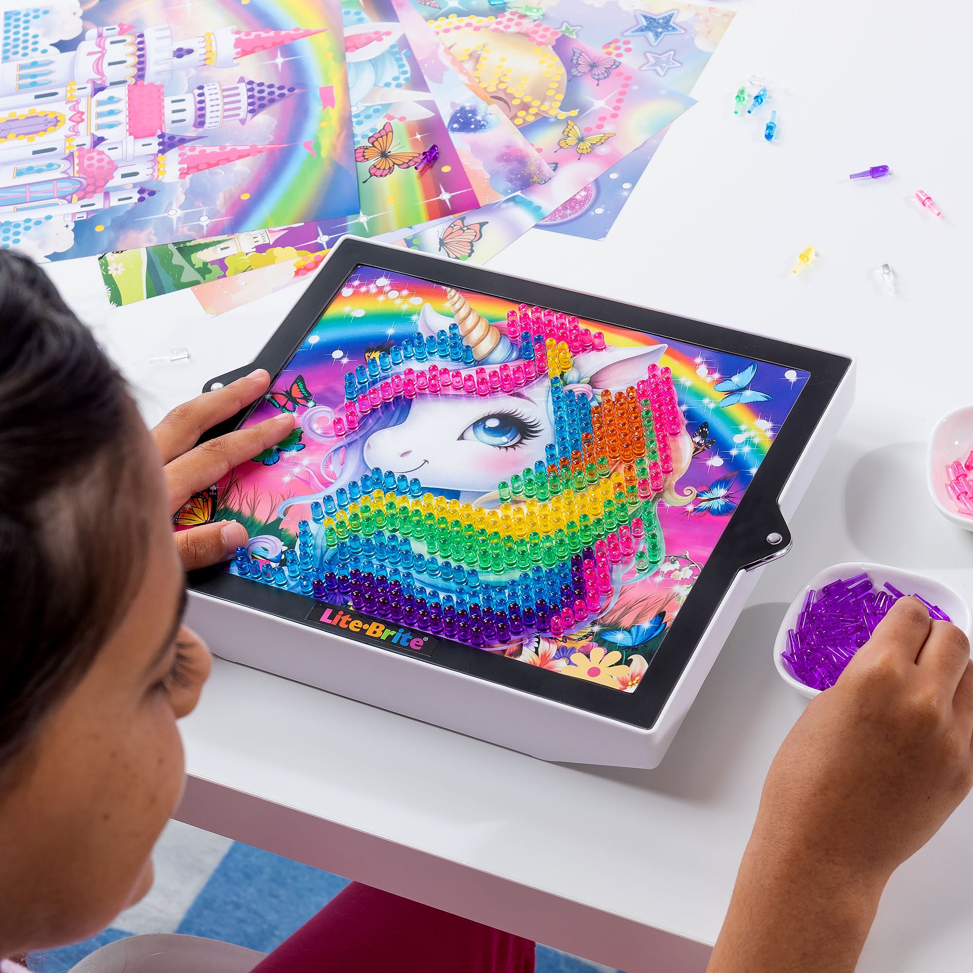 Lite-Brite ColorPOP Rainbow Dreams Light-Up Art Set