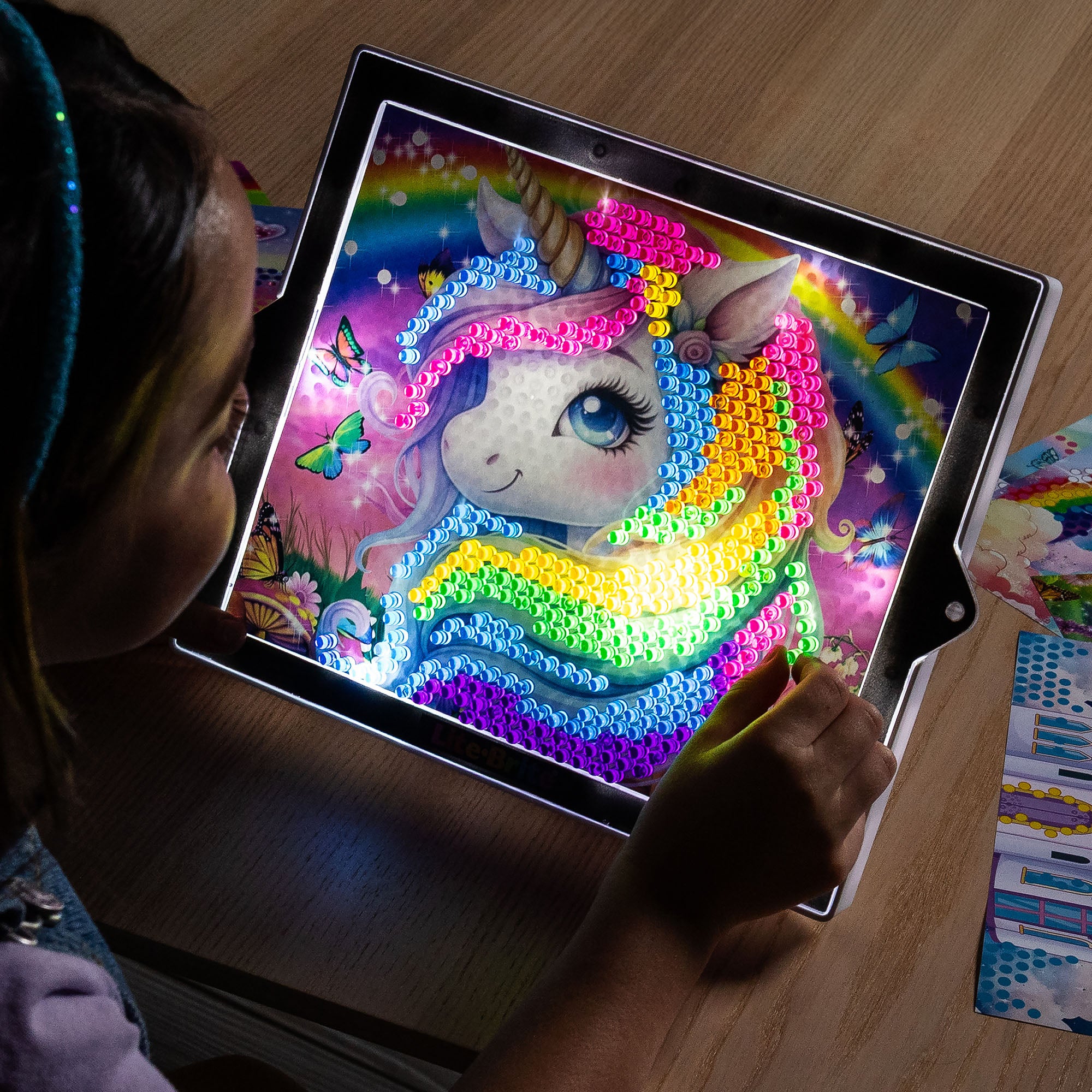 Lite-Brite ColorPOP Rainbow Dreams Light-Up Art Set