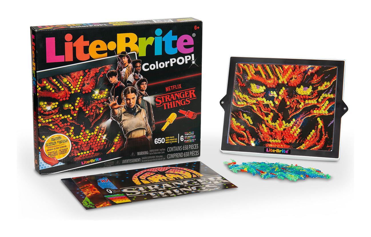 Lite-Brite ColorPOP! Stranger Things Light-Up Art Set
