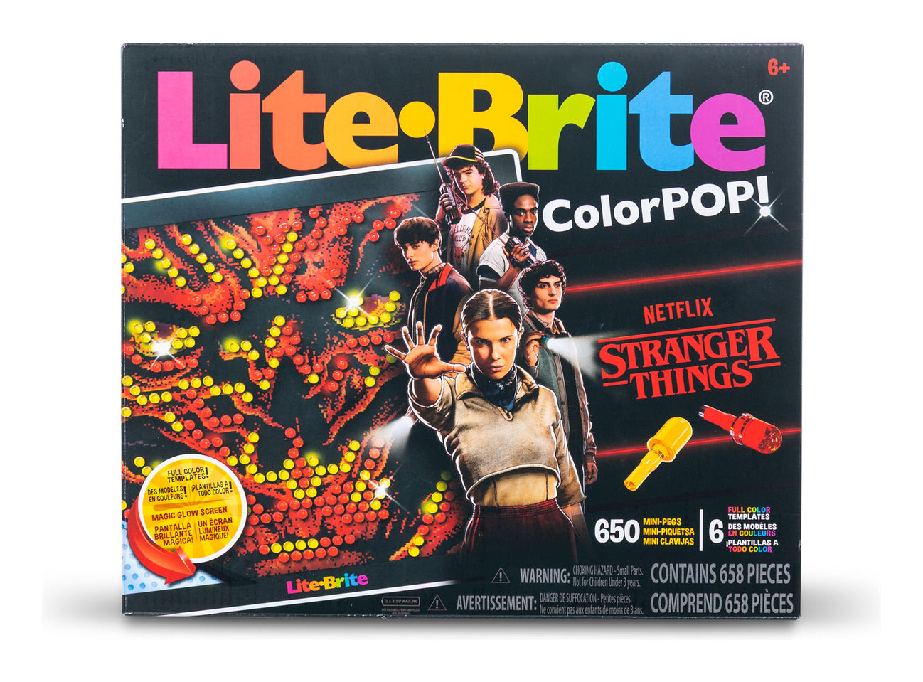 Lite-Brite ColorPOP! Stranger Things Light-Up Art Set