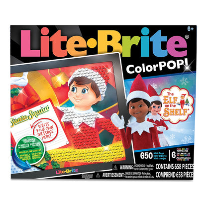 Lite-Brite ColorPOP! Elf on the Shelf Light-Up Art Set