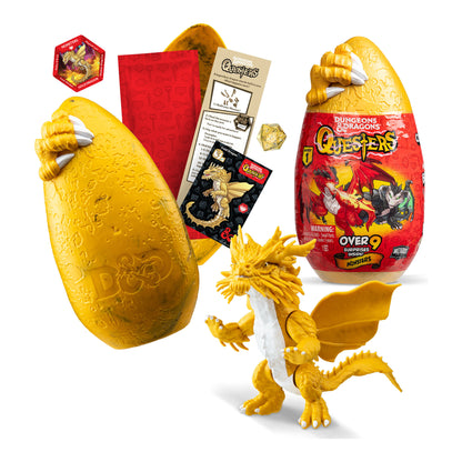 Dungeons & Dragons Questers Gold Dragon Buildable Figure